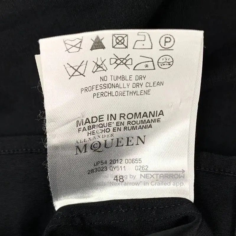 Other Alexander McQueen Black Cotton Long Sleeve Shirt . Size US M / EU 48-50 / 2 - 6 Thumbnail
