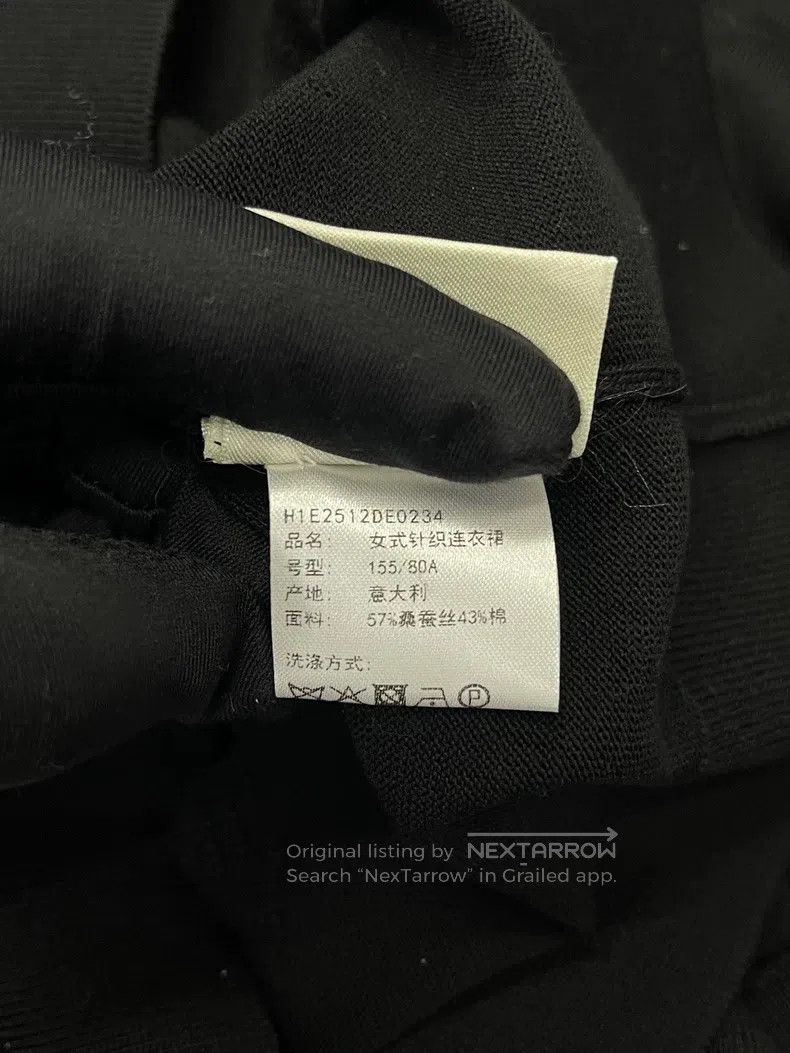 Hermes Hermes Black Embossed Knit Dress Size XXS / US 00 / IT 34 - 6 Thumbnail