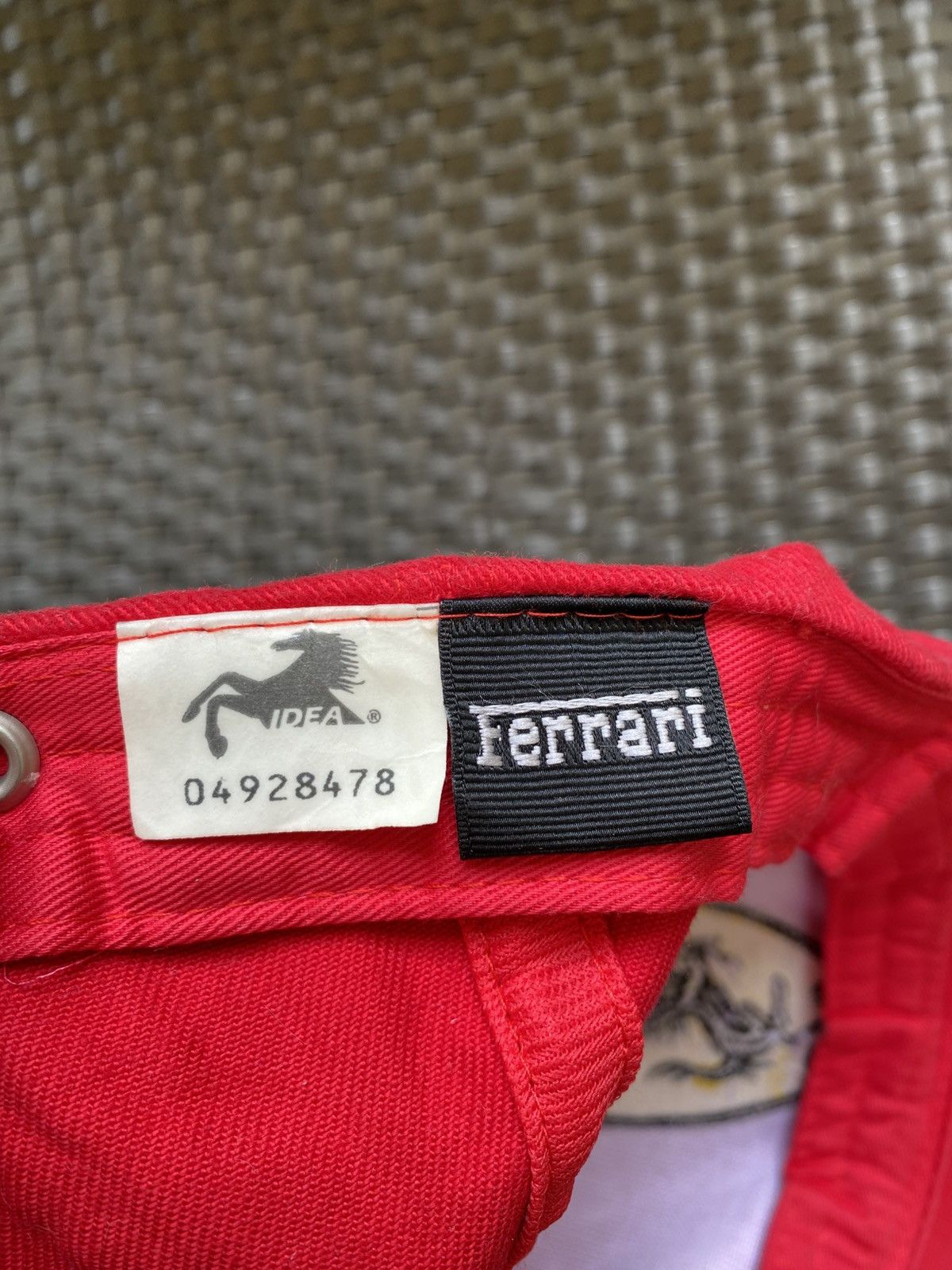 Ferrari Vintage Ferrari Big Logo 1999 Cap Hat BMW Marlboro Jaguar Size ONE SIZE - 5 Thumbnail