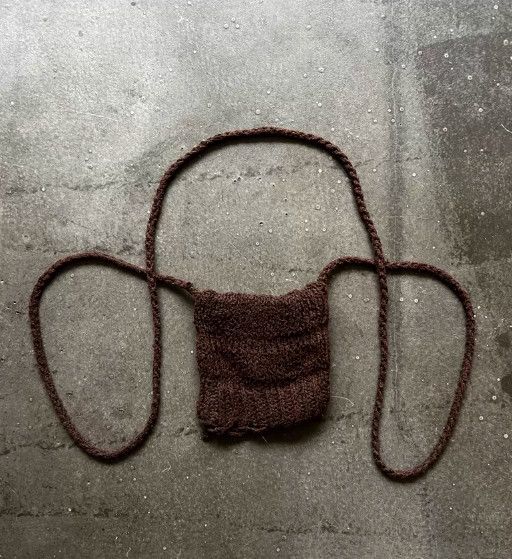 Other Number (N)ine 2003 Distressed Knit Shoulder Bag Size ONE SIZE - 2 Thumbnail