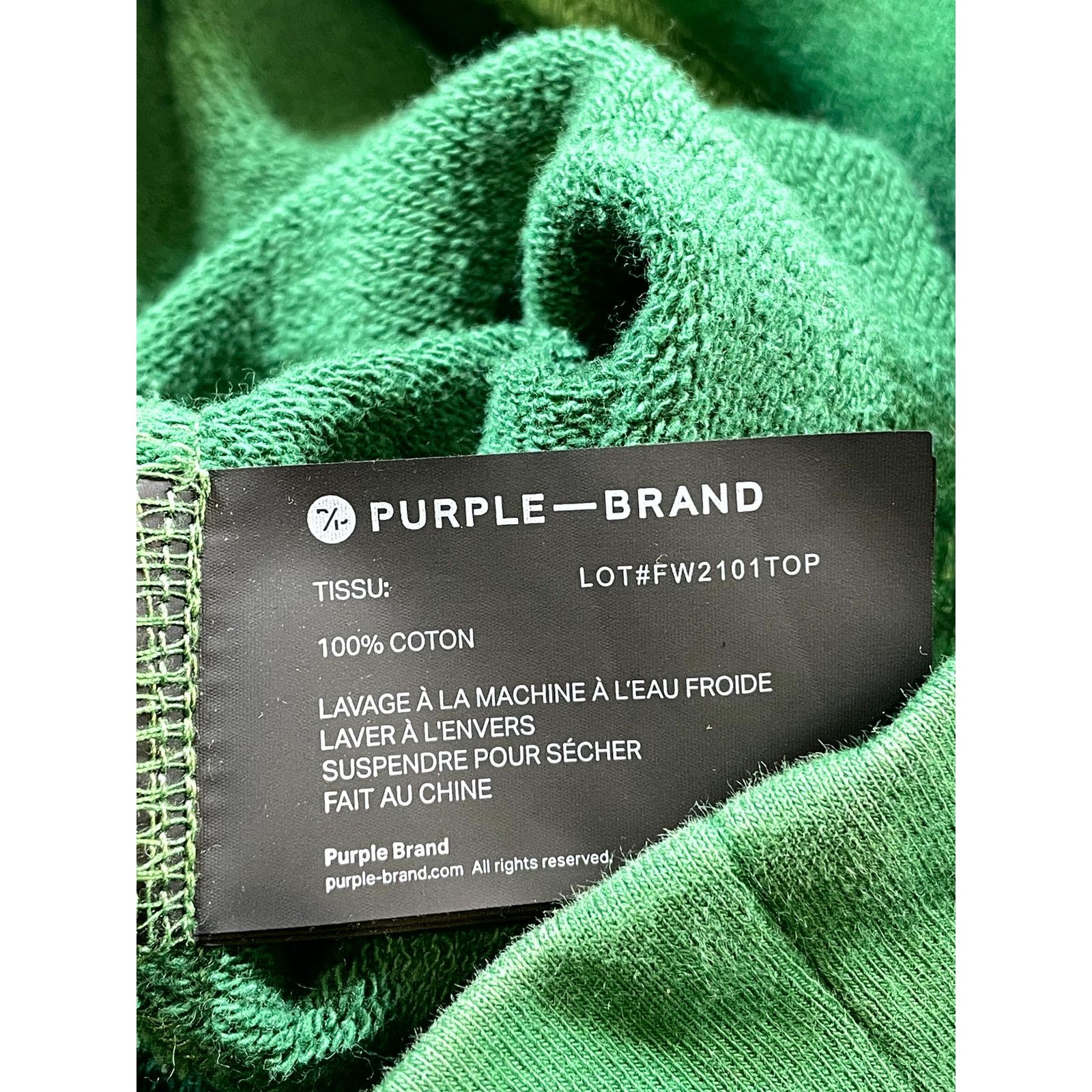 Purple Brand Purple Brand Logo Green Hoodie Size US S / EU 44-46 / 1 - 6 Thumbnail