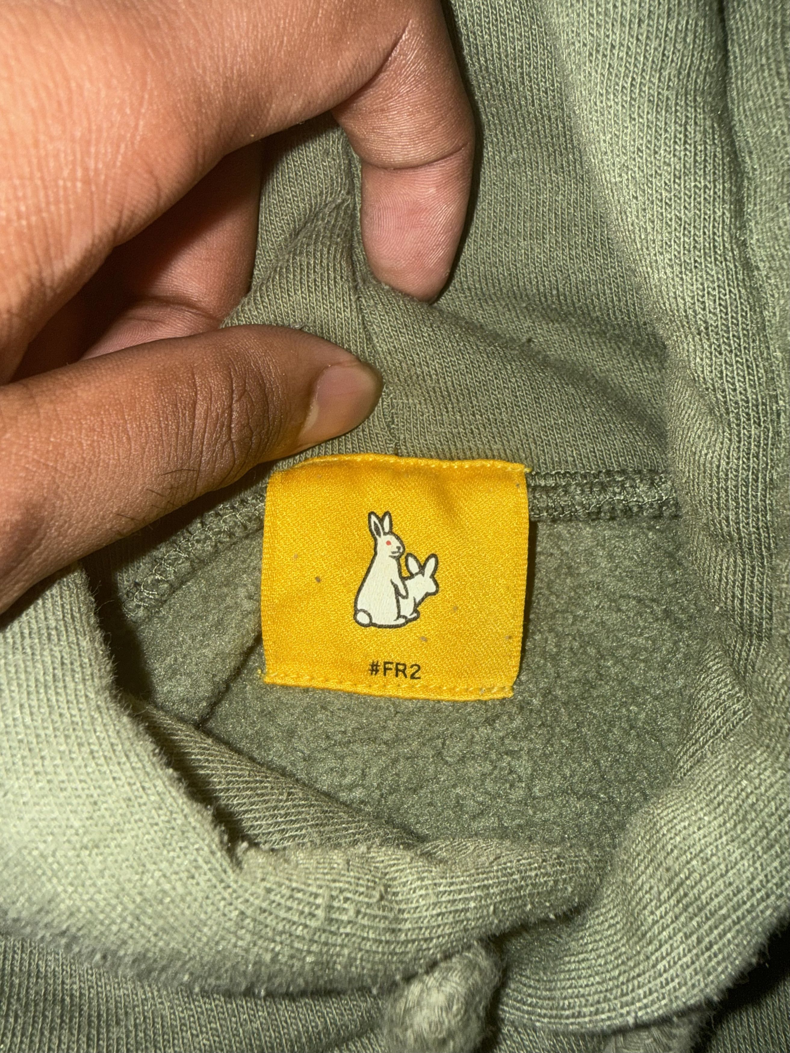 Other #FR2 “Smoking Kills” Hoodie – Olive Green Graphic Back Print Size US L / EU 52-54 / 3 - 3 Thumbnail