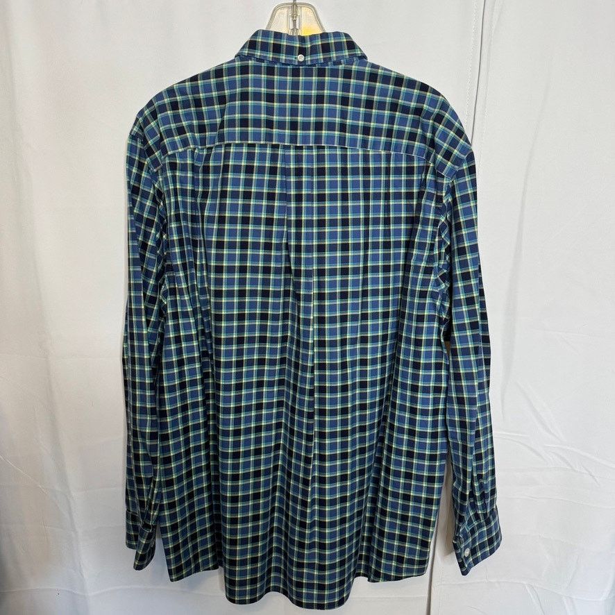 Duluth Trading Company Duluth Trading Co XL Blue Green Plaid Button Down Shirt Size US XL / EU 56 / 4 - 3 Thumbnail
