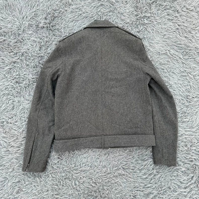 Dior Dior Light gray motorcycle zipper wool jacket 2501-Nextarro Size US M / EU 48-50 / 2 - 7 Thumbnail