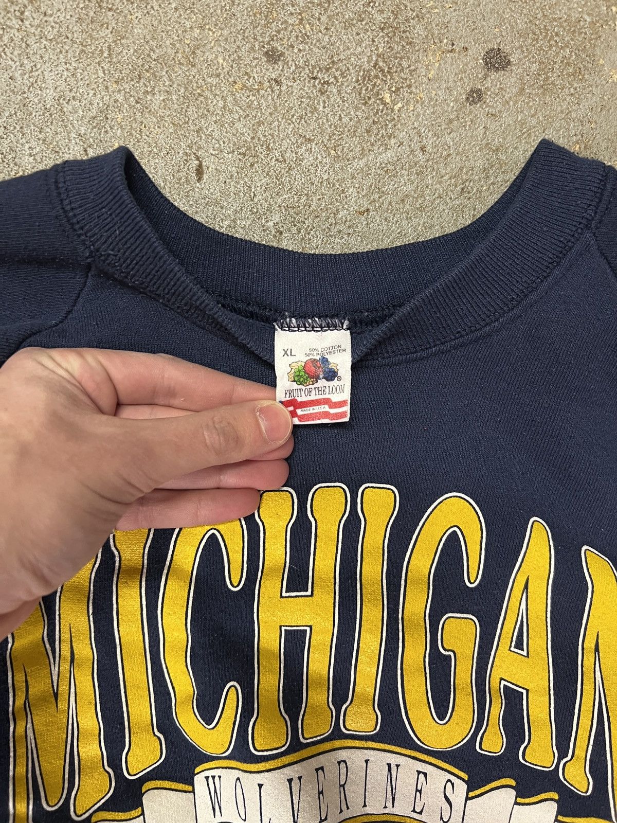 Vintage Vintage Michigan Crewneck Size US XL / EU 56 / 4 - 3 Thumbnail