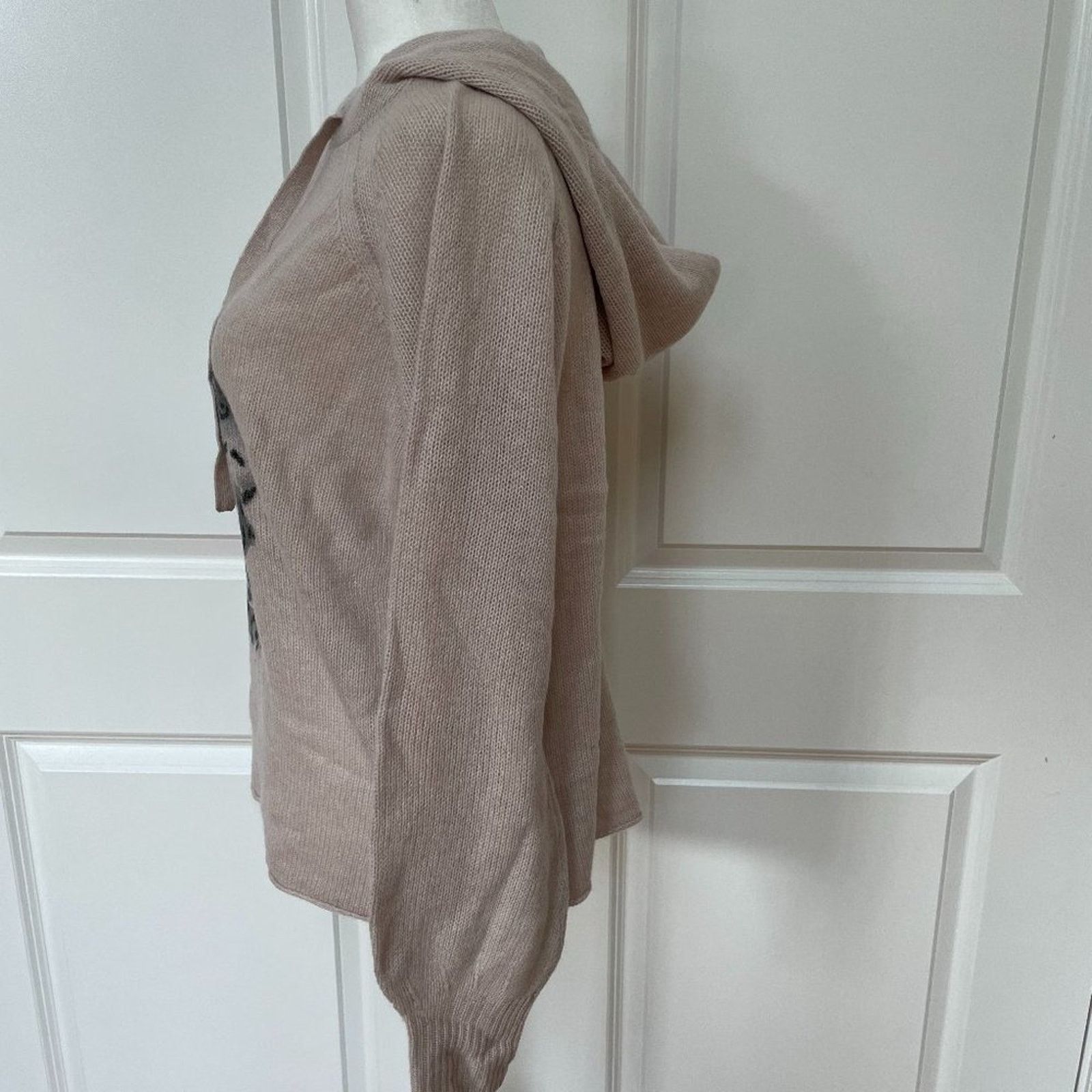 360Cashmere Celina Skull Cashmere Hooded Sweater from 360 CASHMERE Size S / US 4 / IT 40 - 3 Thumbnail