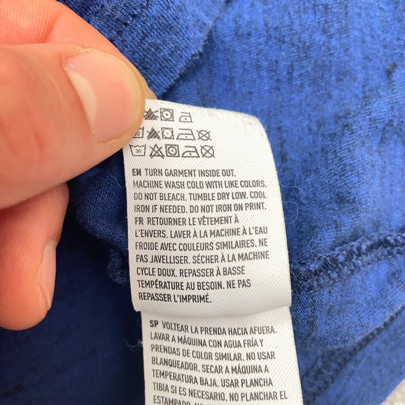 American Eagle Outfitters American Eagle Outfitters Wave Pocket Tee Mens Medium Heather Blue Beach T-Shirt Size US M / EU 48-50 / 2 - 7 Thumbnail