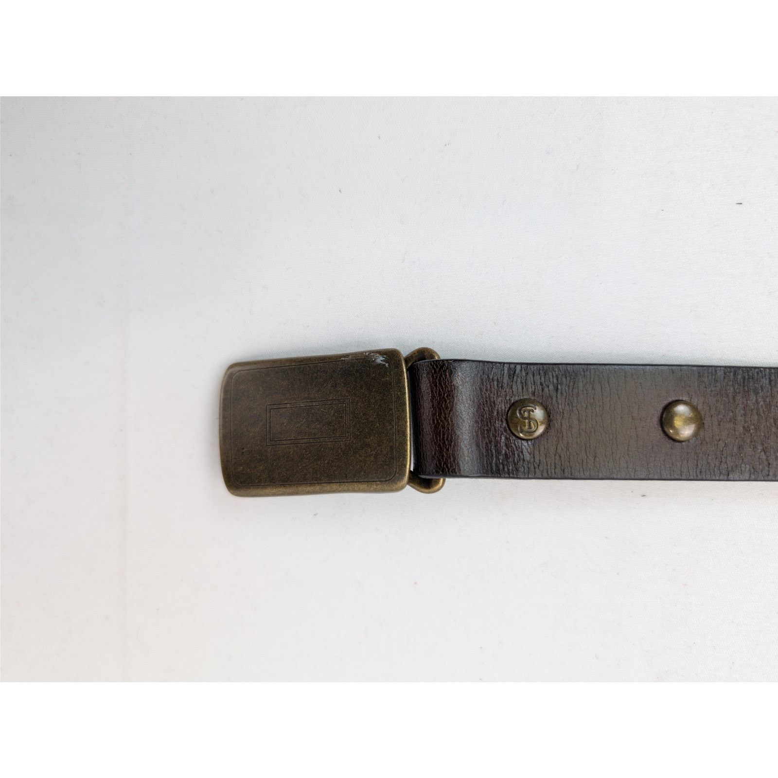 Todd Snyder o1rshd1 CC20 Size: 34 / Vintage Leather Belt in Dark Brown Size 34 - 3 Thumbnail