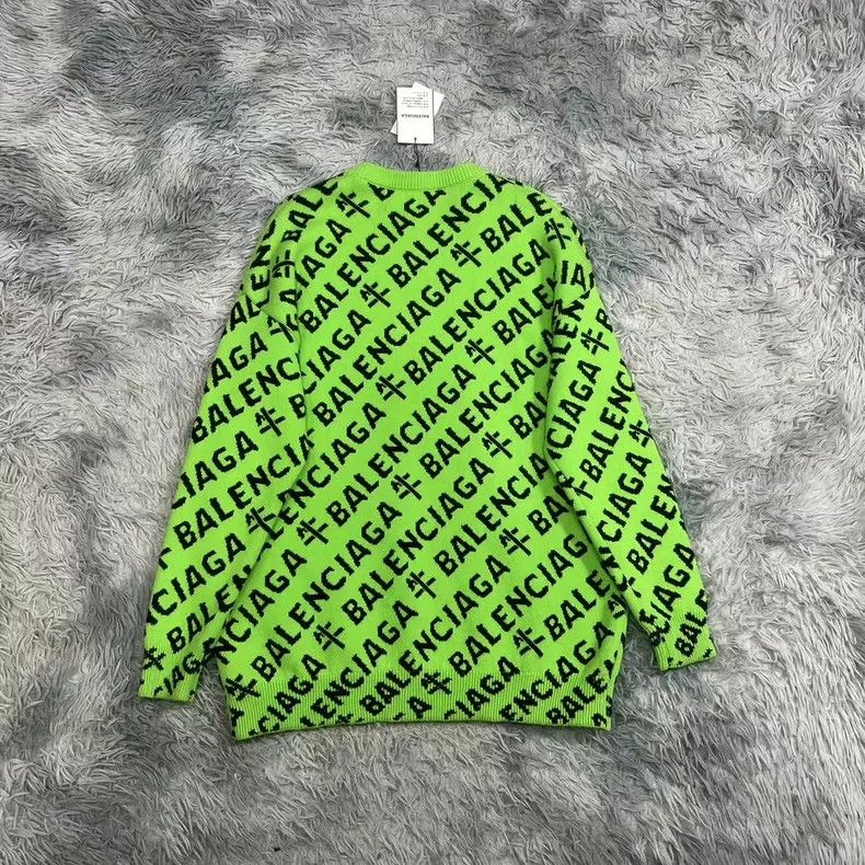 Balenciaga Balenciaga Logo jacquard crewneck pullover sweater Size US XS / EU 42 / 0 - 2 Thumbnail