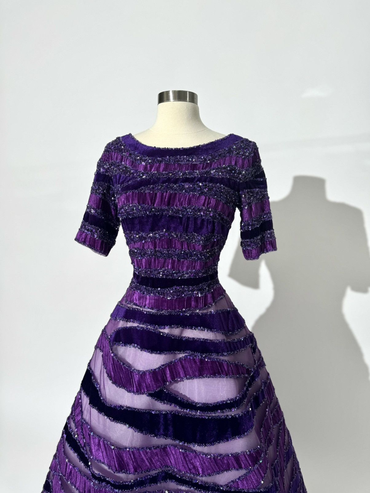 Other Preloved US 6 Haute Couture Antonios Velvet Evening Gown Size M / US 6-8 / IT 42-44 - 3 Thumbnail