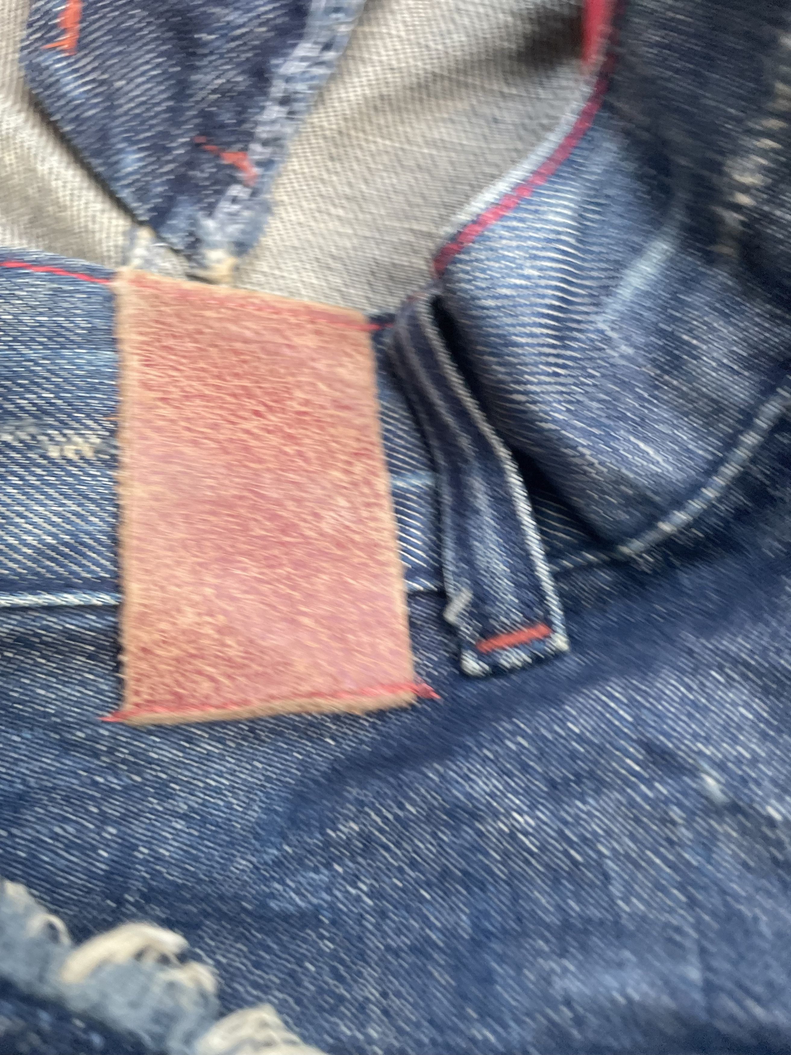 Japanese Brand Red Pepper Crazy Emboiderey Denim Size 31" - 14 Thumbnail