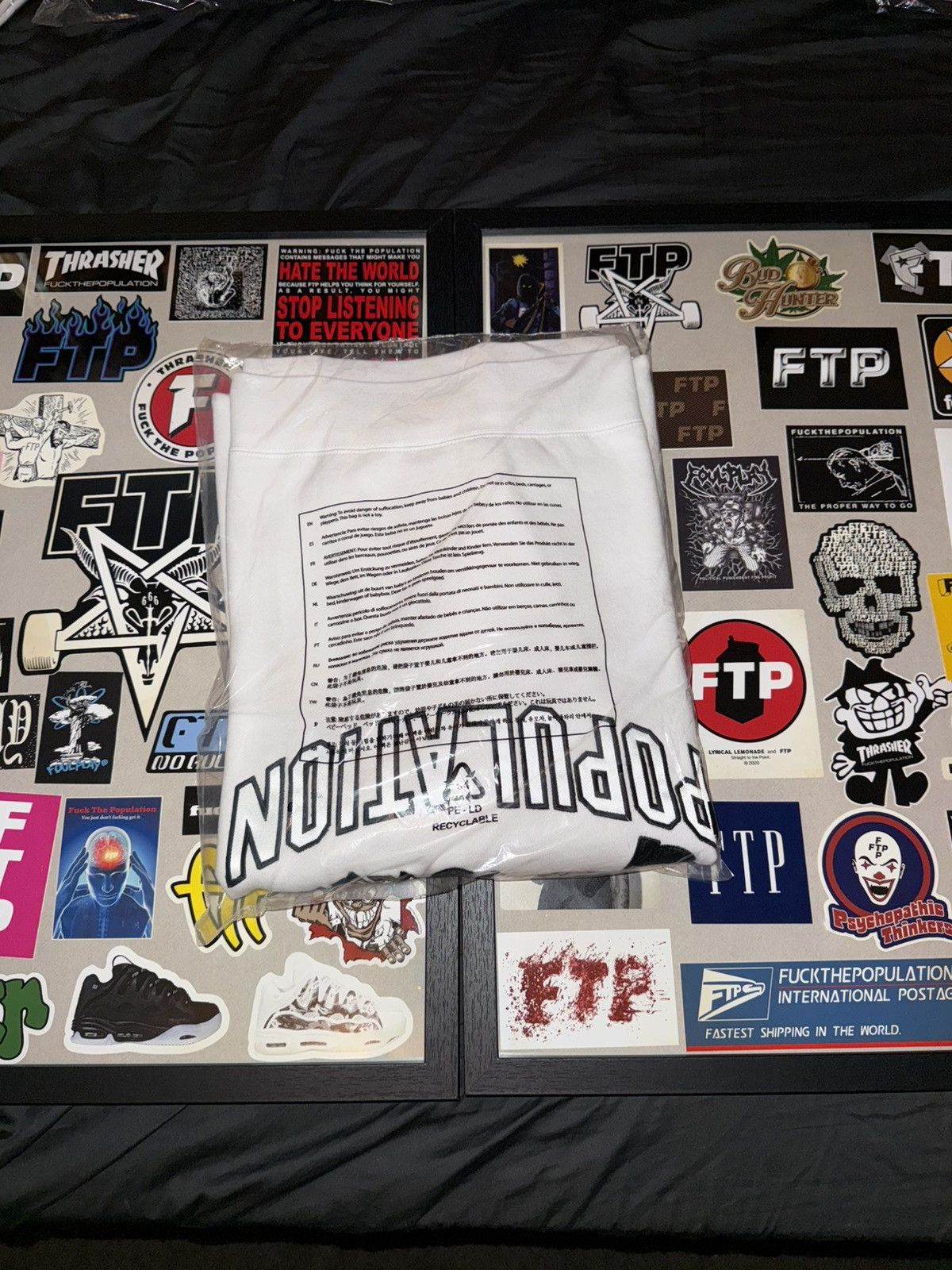 Fuck The Population × G59 Records ROBBERY CREWNECK (WHITE) Size US M / EU 48-50 / 2 - 2 Thumbnail