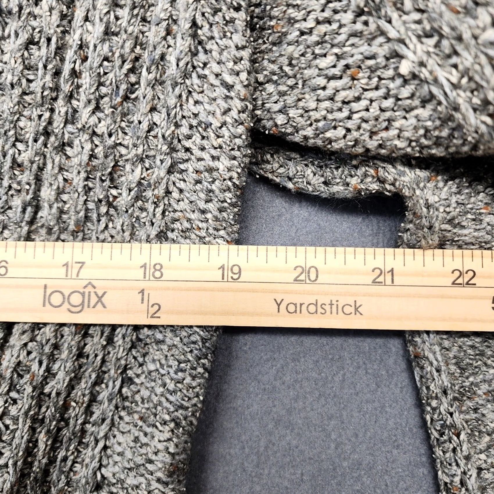 Vintage VINTAGE Impressions Sweater Cardigan Womens M Grey Silk Wool Long Duster Hong Kong Size M / US 6-8 / IT 42-44 - 5 Thumbnail