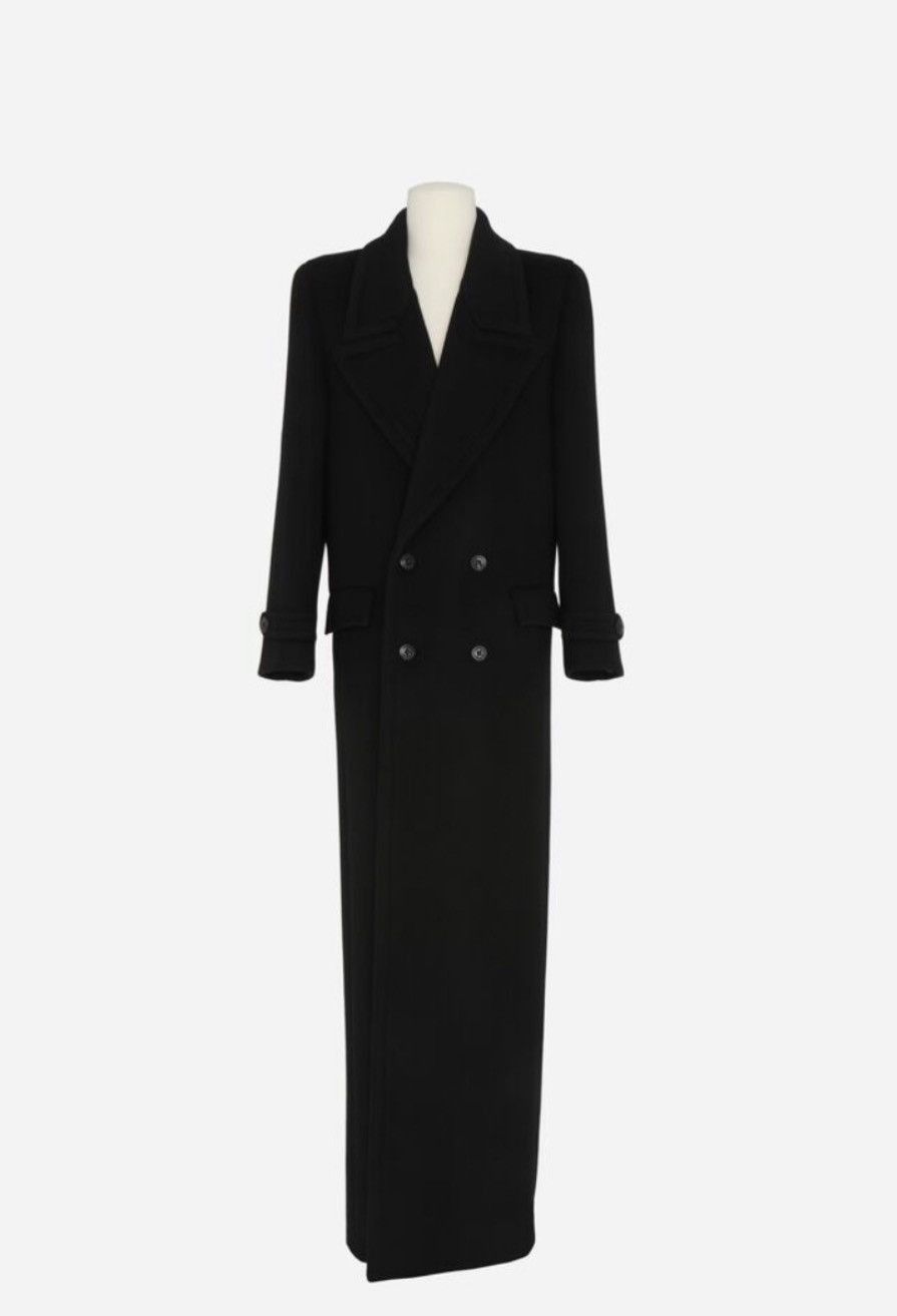 Saint Laurent Paris 🔥$8K VALUE🔥Manteau Manche Mounted Wool Coat Size US L / EU 52-54 / 3 - 1 Thumbnail