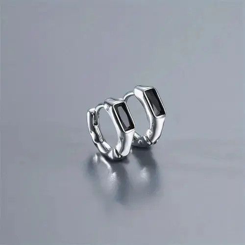 Jewelry × Vintage Vintage Pair Men's Fashion Trendy Earrings Size ONE SIZE - 2 Thumbnail
