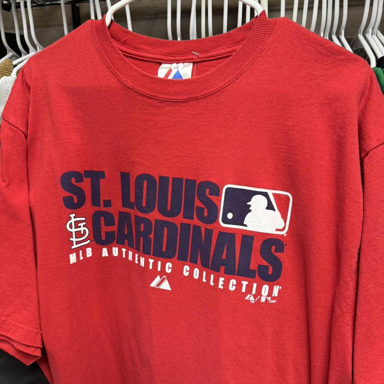 MLB × Majestic × Vintage Vintage Y2k Majestic Mlb St Louis Cardinals Tshirt Size US L / EU 52-54 / 3 - 3 Thumbnail