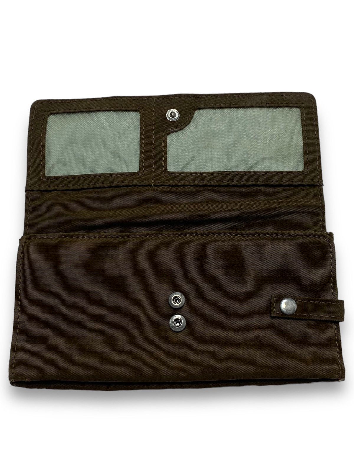 Other Vintage KIPLING Nylon Brown Rubber Logo Purse Wallet Size ONE SIZE - 3 Thumbnail