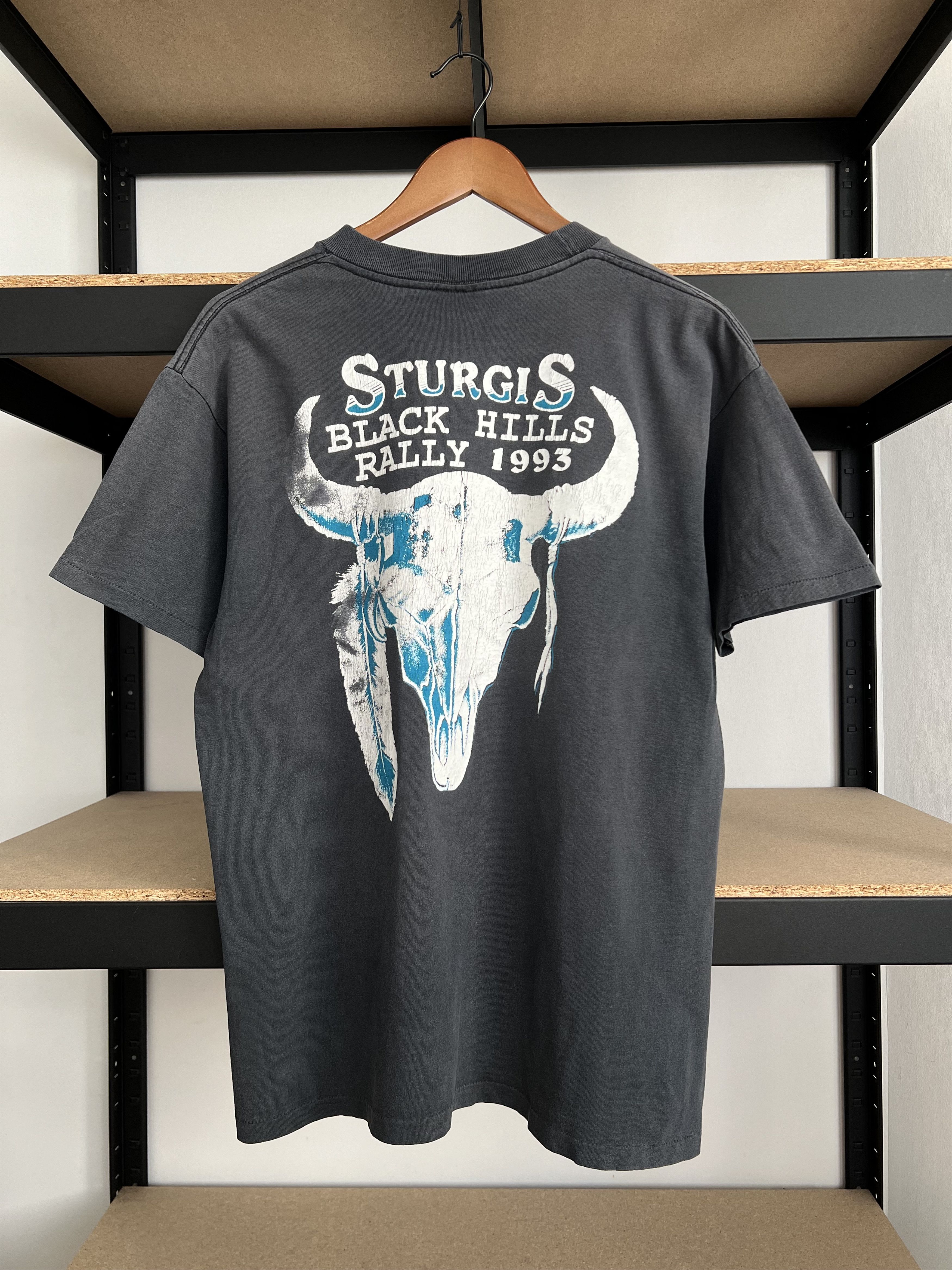Harley Davidson Vintage 1993 Harley Davidson Eagle Dragon Sturgis T-shirt Size US M / EU 48-50 / 2 - 4 Thumbnail