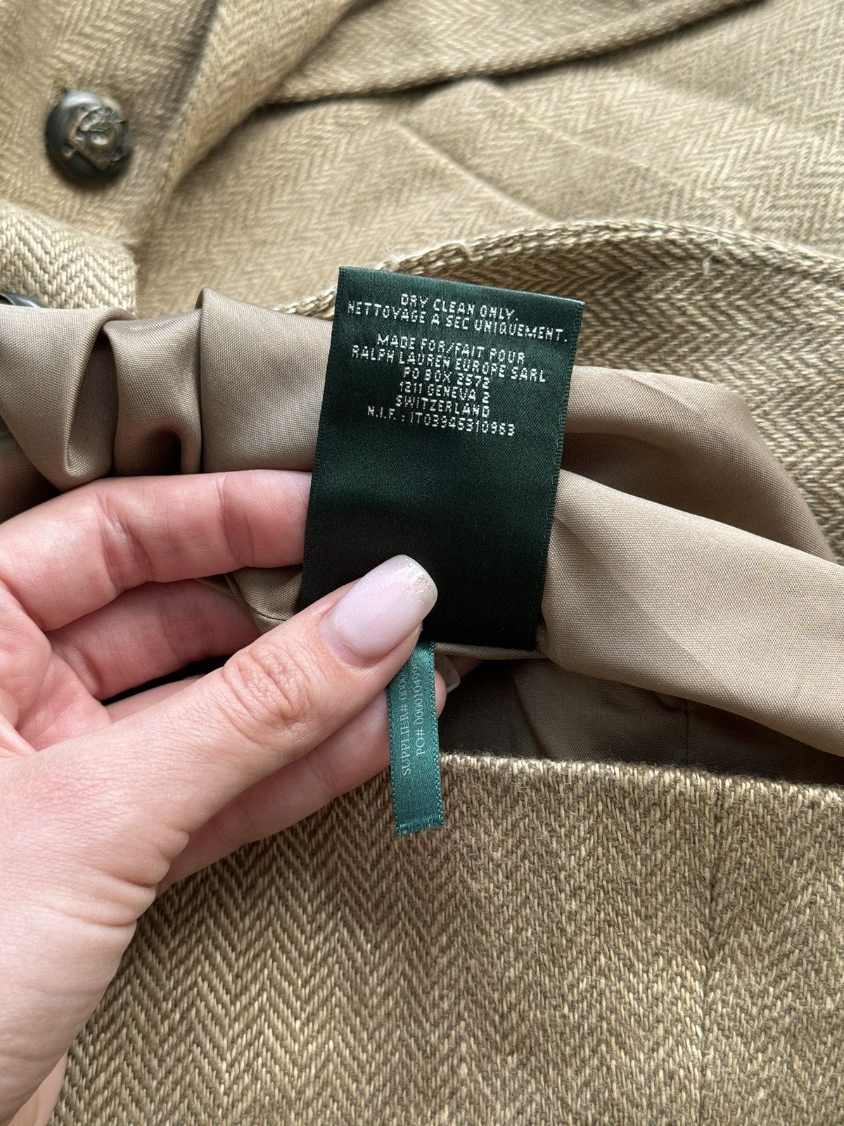 Lauren Ralph Lauren × Ralph Lauren × Vintage Lauren Ralph Lauren tweed blazer Size L / US 10 / IT 46 - 7 Thumbnail