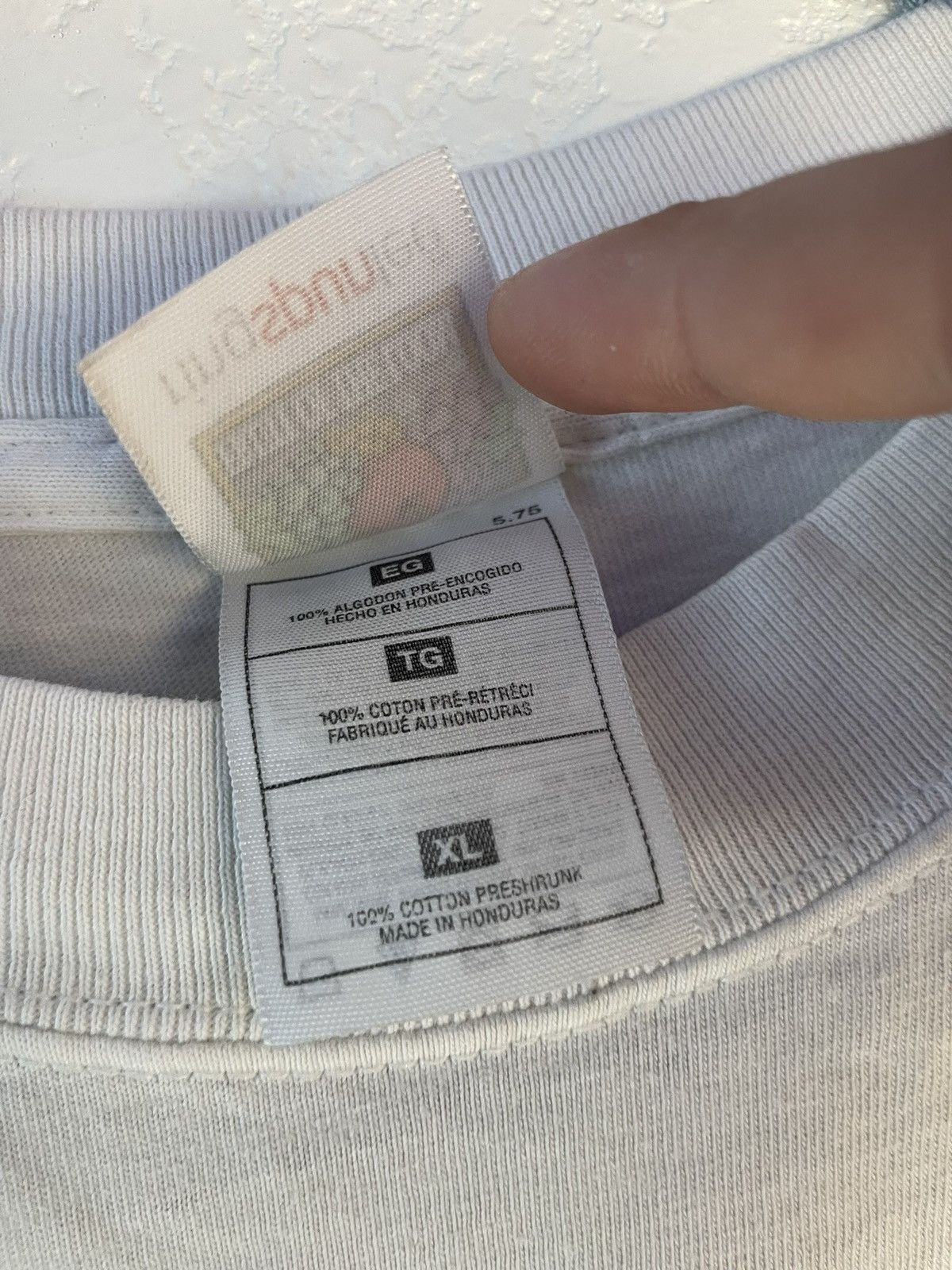 Vintage Fruit of the loom ringspun tee Size US L / EU 52-54 / 3 - 4 Thumbnail