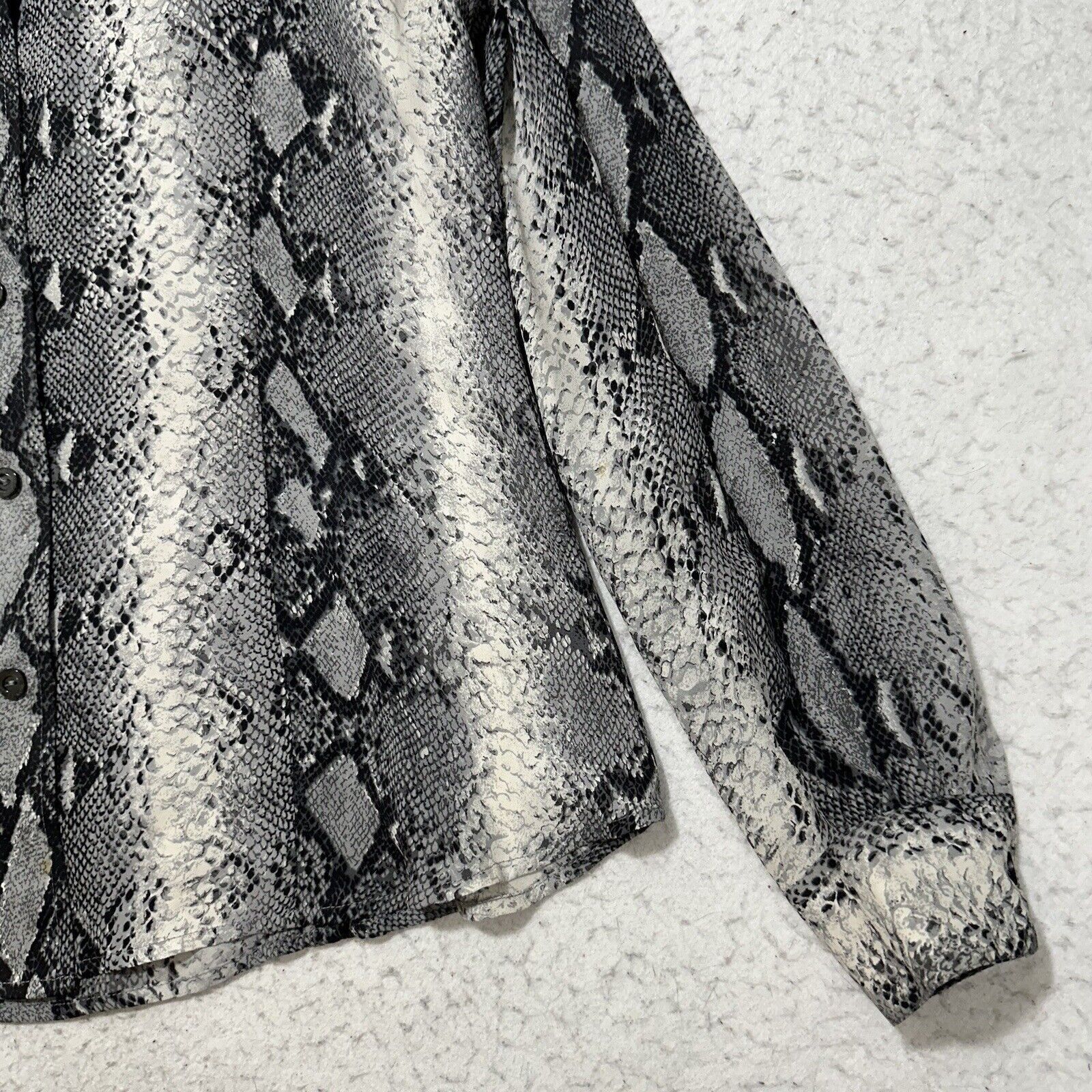 Other Votre Nom Medium Silk Button Down Shirt Animal Print Size M / US 6-8 / IT 42-44 - 8 Thumbnail
