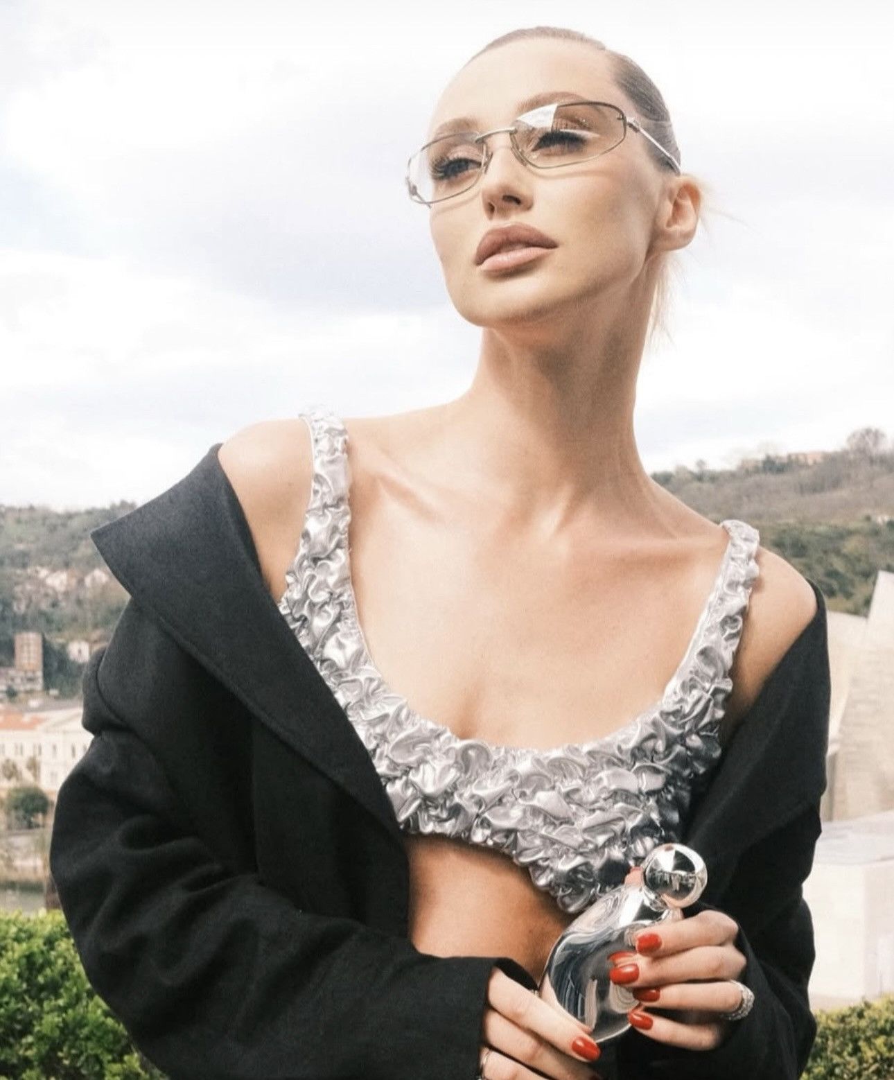 Miu Miu × Vintage NEW Miu Miu sunglasses Miu Miu MU A50S 1BC-8H1. Size ONE SIZE - 1 Thumbnail