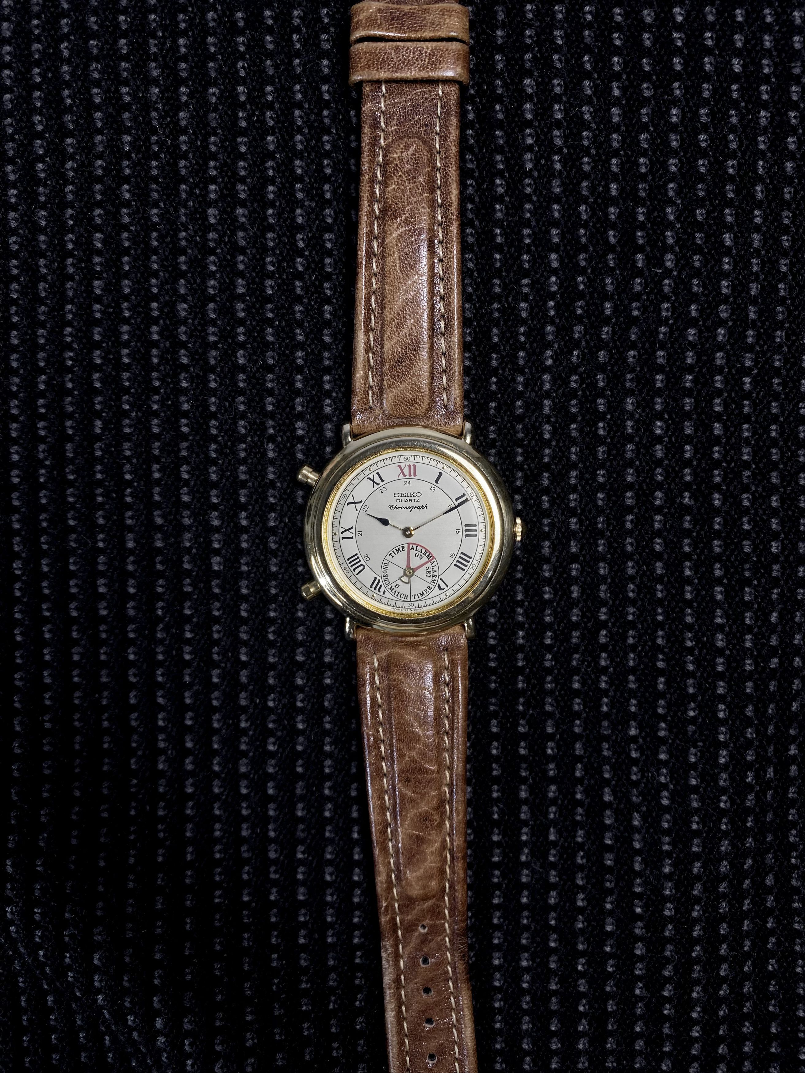Seiko × Vintage 💥 Vtg 80's Seiko Chronograph Size ONE SIZE - 2 Thumbnail