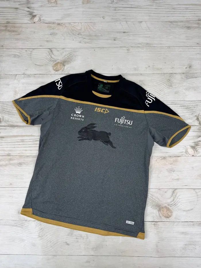 Vintage South Sydney Rabbitohs Rugby Shirt Jersey 2015 ISC Size US L / EU 52-54 / 3 - 1 Thumbnail