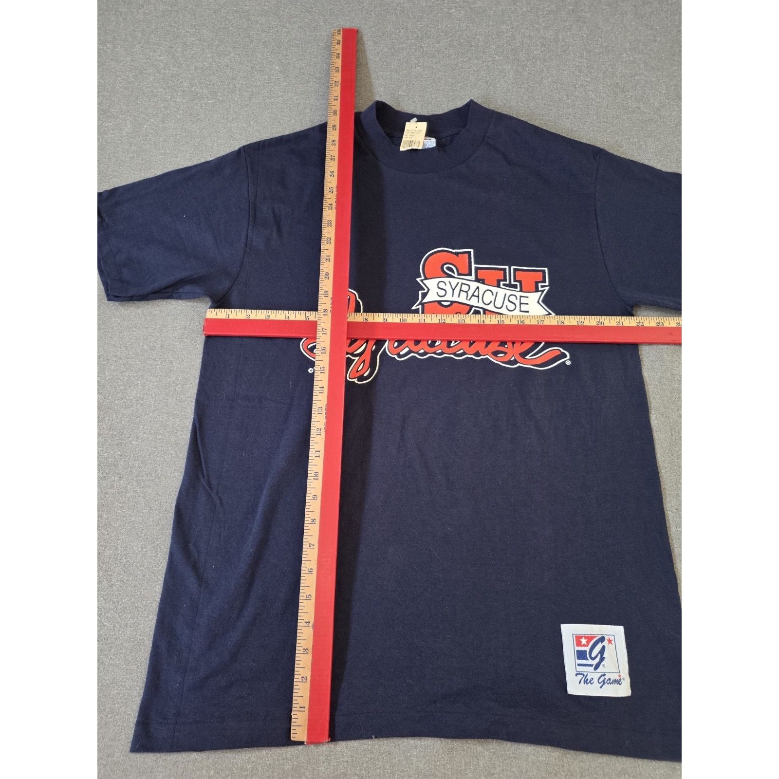 The Game Vintage Syracuse T-Shirt - Mens Size XL - Blue Short Sleeve Size US XL / EU 56 / 4 - 2 Thumbnail