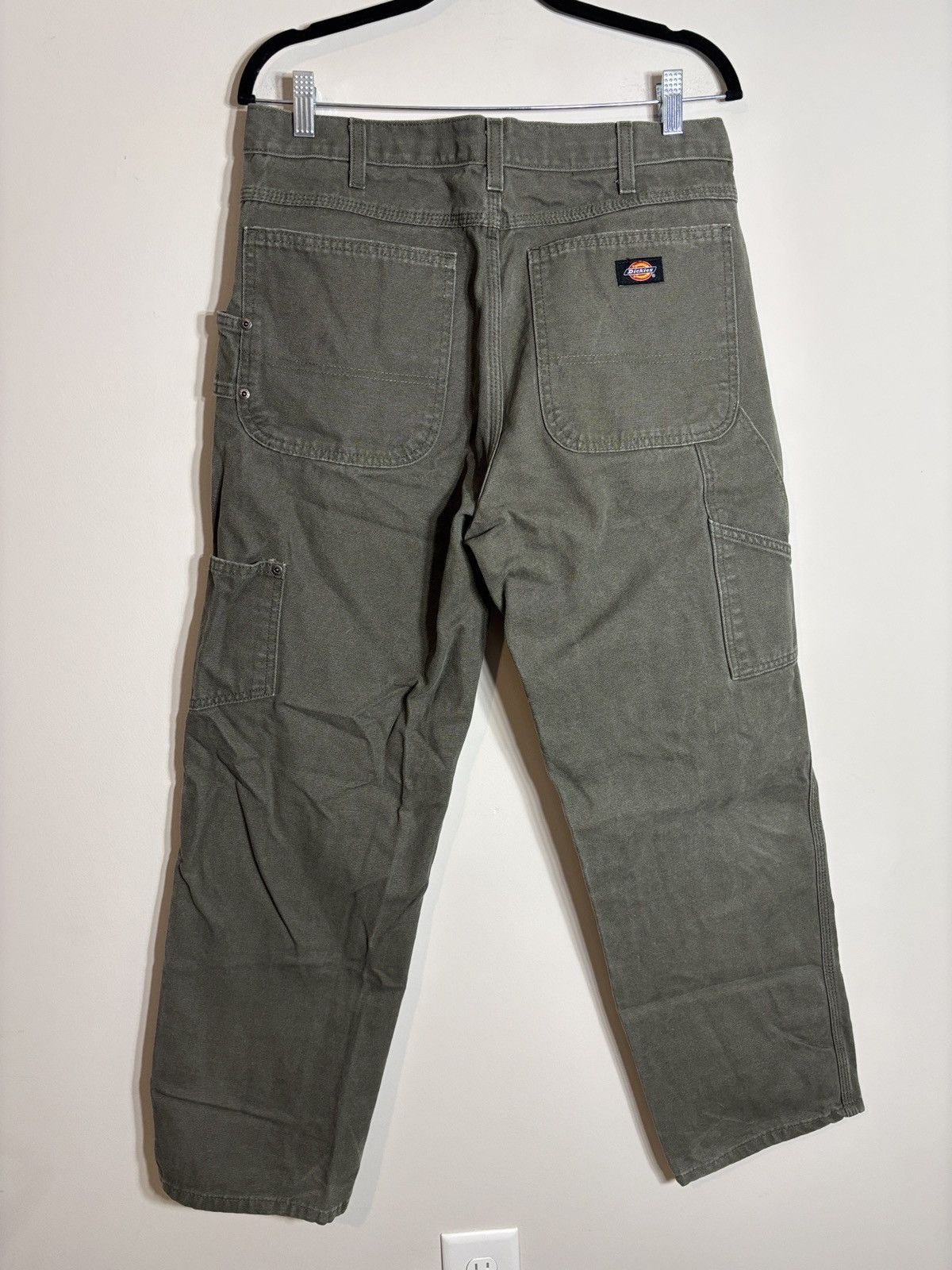 Dickies Dickies Canvas Carpenter Work Pants Utility Green 33x30 Size US 33 - 2 Thumbnail