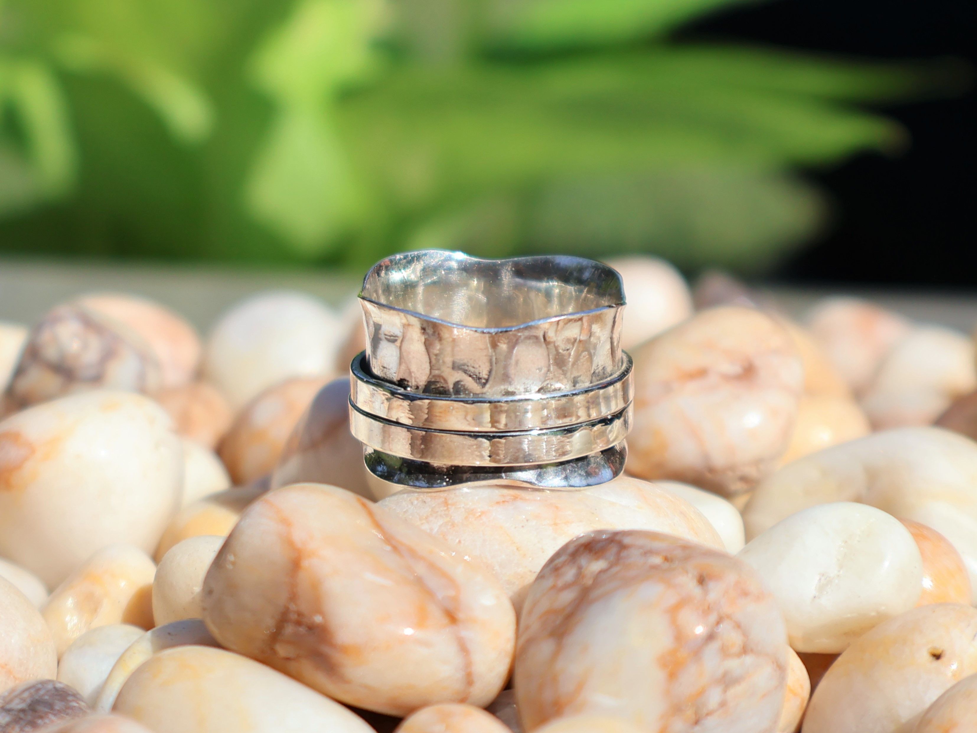 Handmade Spinner Band Ring, Handmade Ring, Sterling Silver Jewelry, Size ONE SIZE - 2 Thumbnail