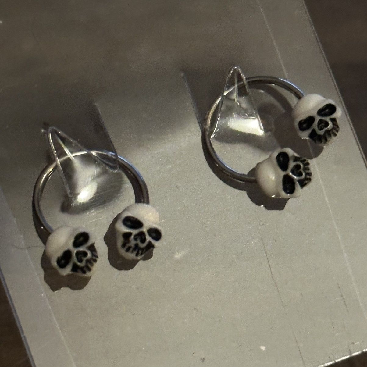 Other Morbid Metals 18g white skull body jewelry Size ONE SIZE - 2 Thumbnail