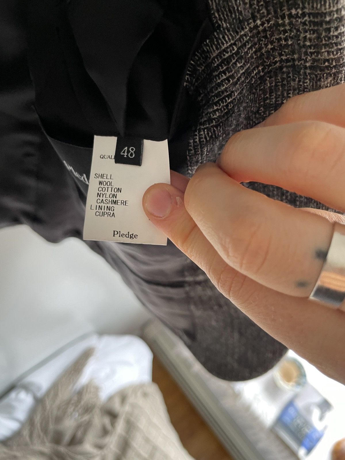 Pledge Cropped Peak Lapel Blazer Size US S / EU 44-46 / 1 - 10 Thumbnail