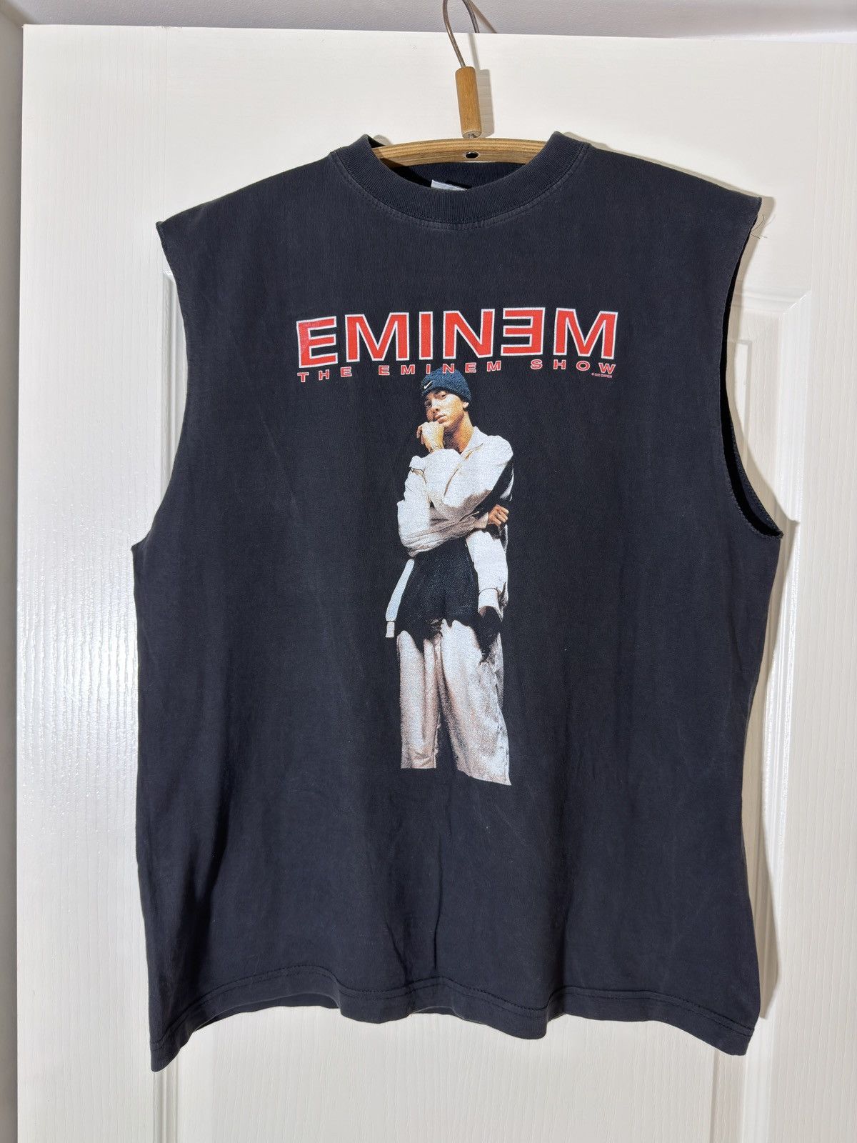 Rap Tees Vintage 2002 Eminem "The Eminem Show" Promo Sleeveless Tee Size US S / EU 44-46 / 1 - 1 Thumbnail