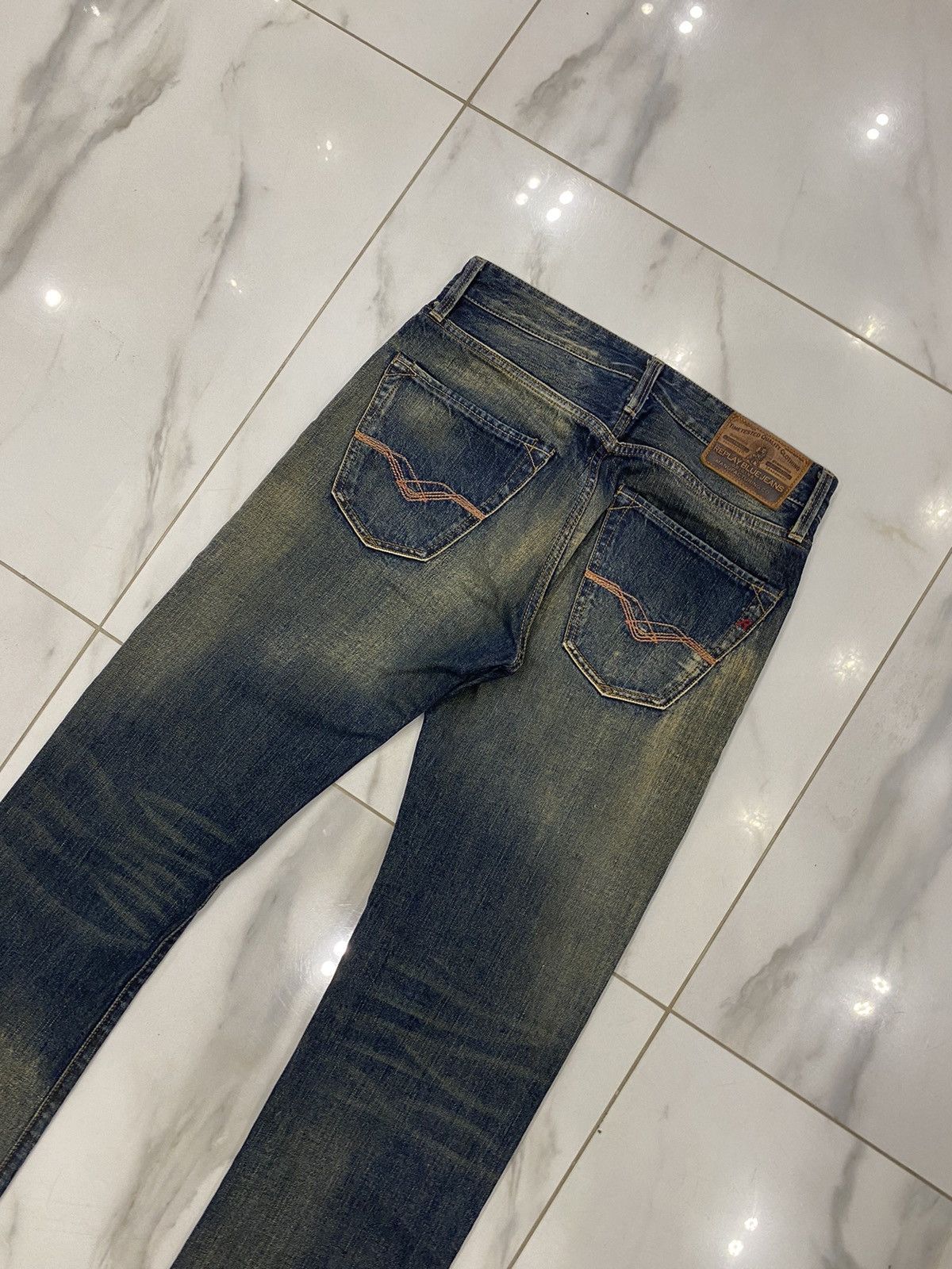 Replay Vintage replay mud wash denim pants Size US 30 / EU 46 - 8 Thumbnail