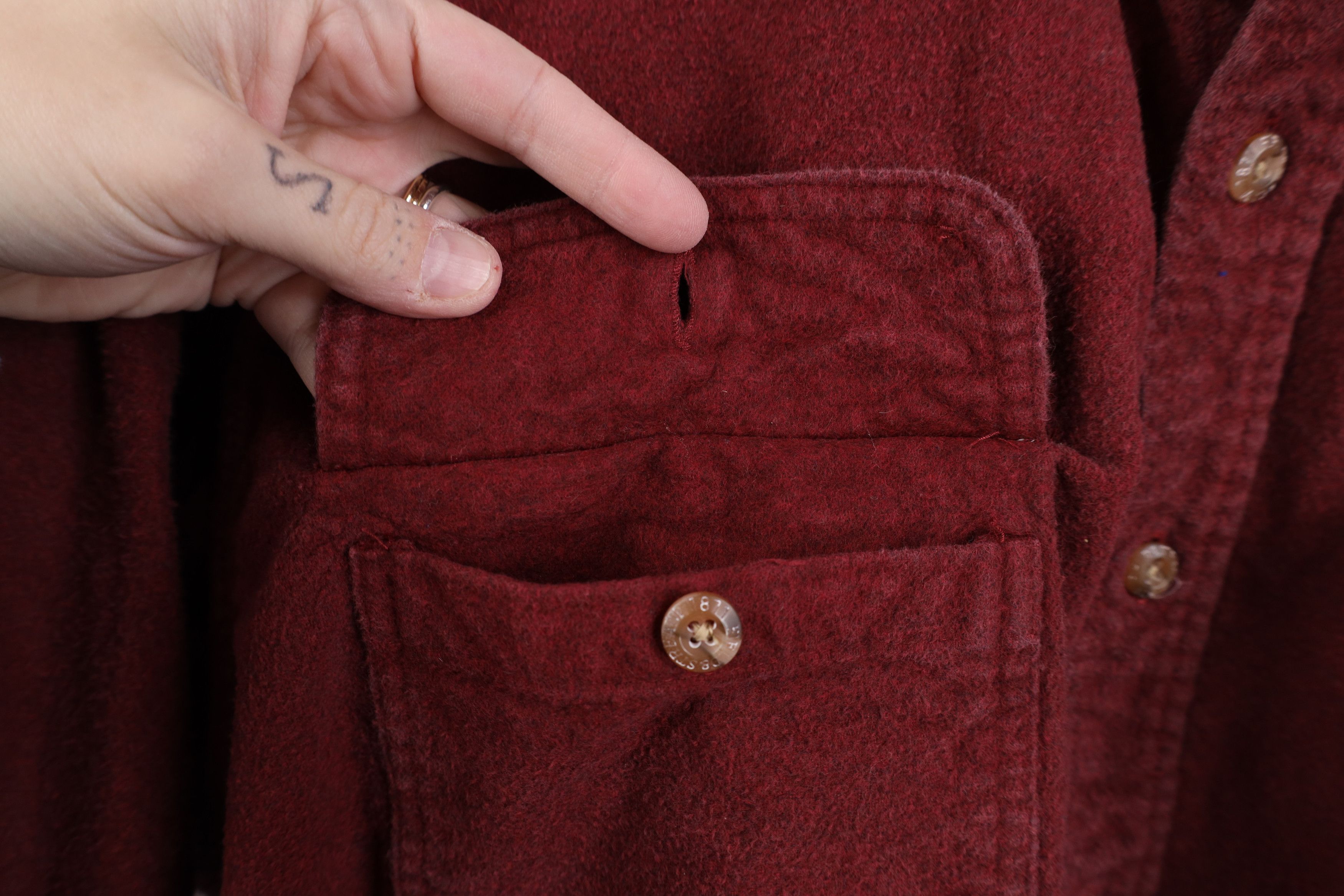Vintage Vintage 90s Streetwear Heavyweight Chamois Cloth Shirt Size US XL / EU 56 / 4 - 5 Thumbnail
