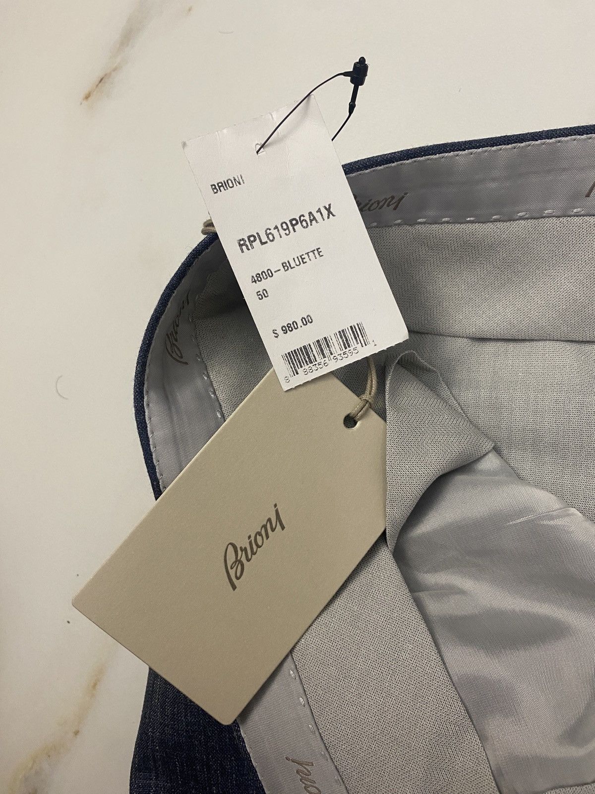 Brioni Brioni Bluette Slim Trousers Size US 34 / EU 50 - 9 Thumbnail