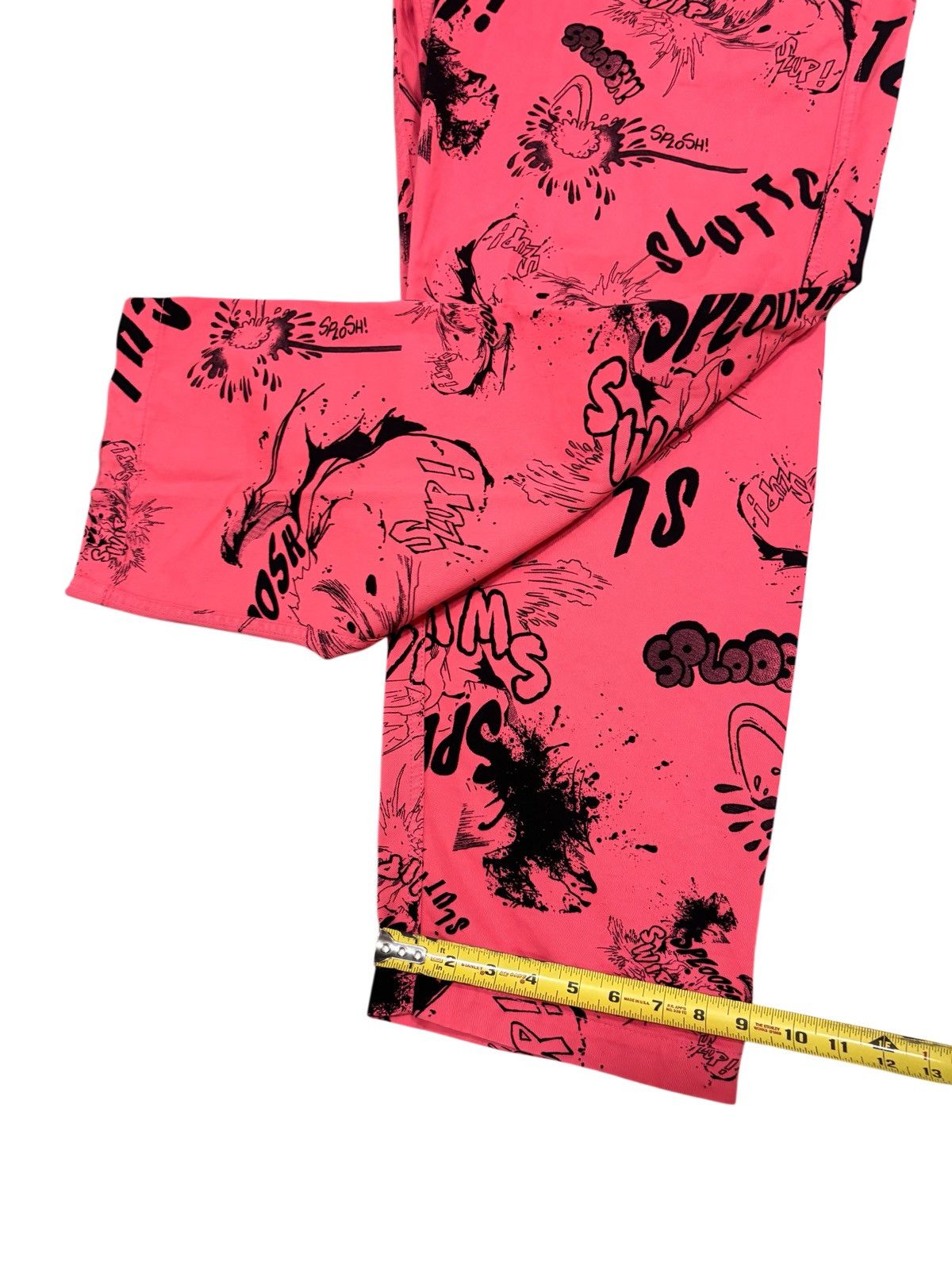 Comme des Garcons SHIRT COMME DES GARÇONS PANTS WOVEN RUNWAY COMIC BOOK PINK TROUSER Size US 36 / EU 52 - 17 Thumbnail