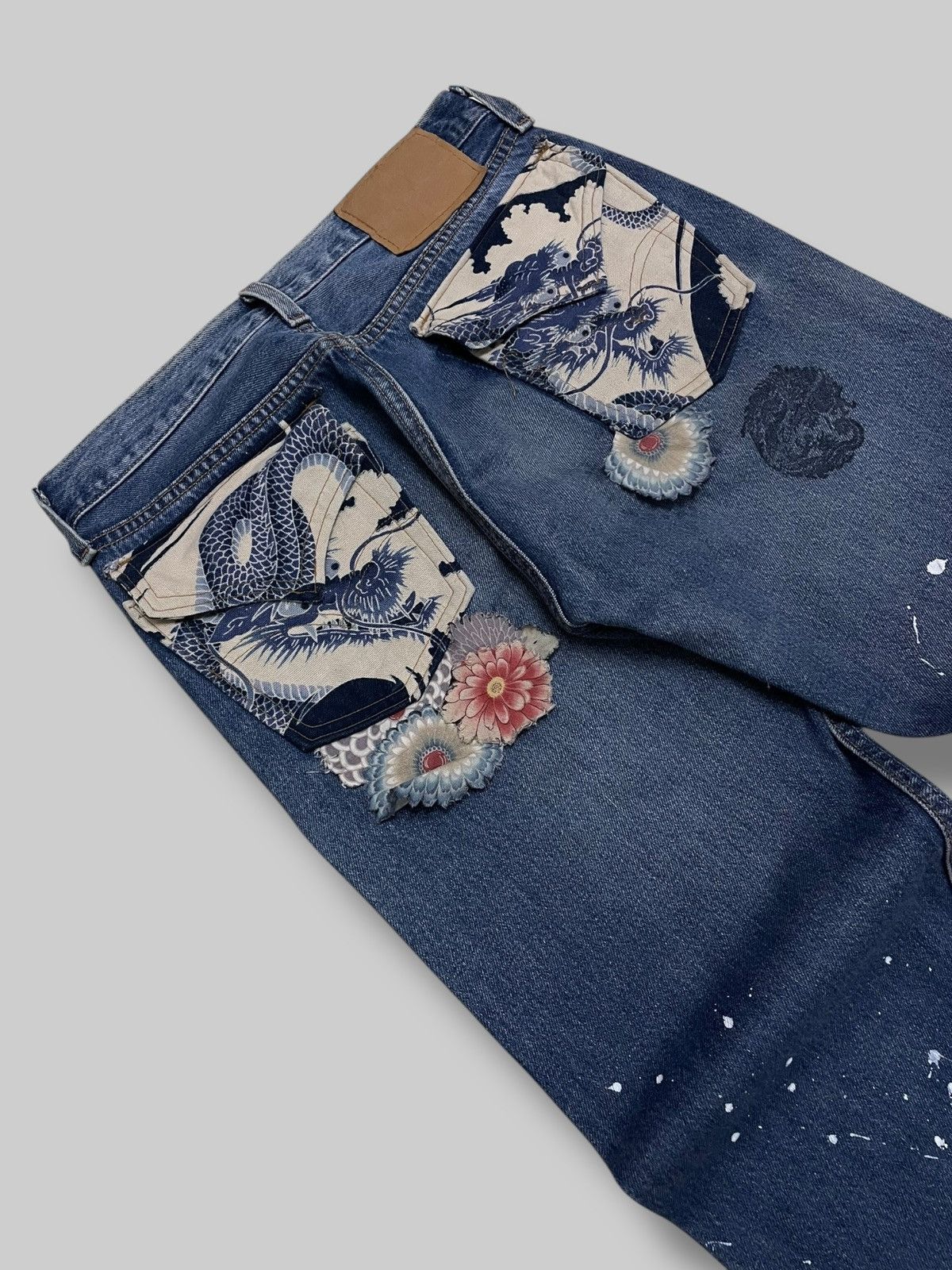 Levi's Vintage Clothing Vintage 90s Og Levis Original 501 Splash Sukan Distressed Size US 28 / EU 44 - 16 Thumbnail