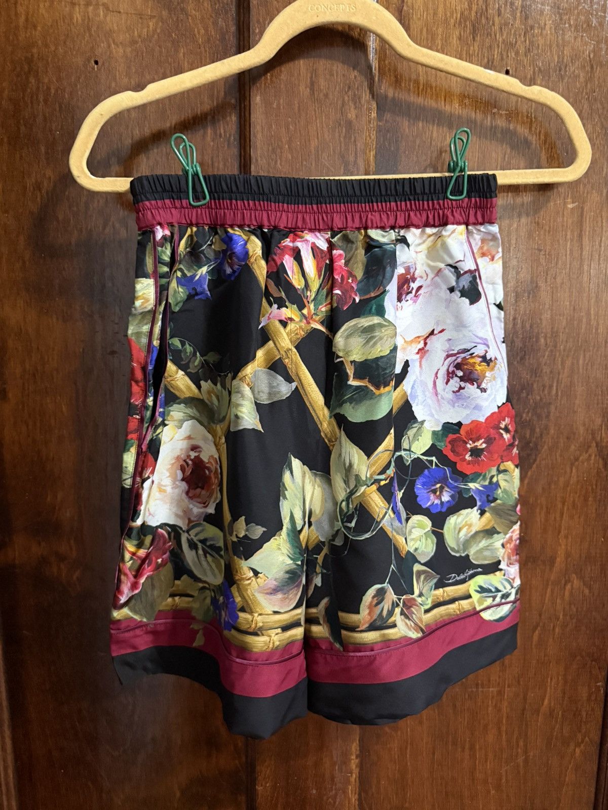 Dolce & Gabbana Dolce & Gabbana floral-print silk pajama shorts Size 26" / US 2 / IT 38 - 1 Thumbnail