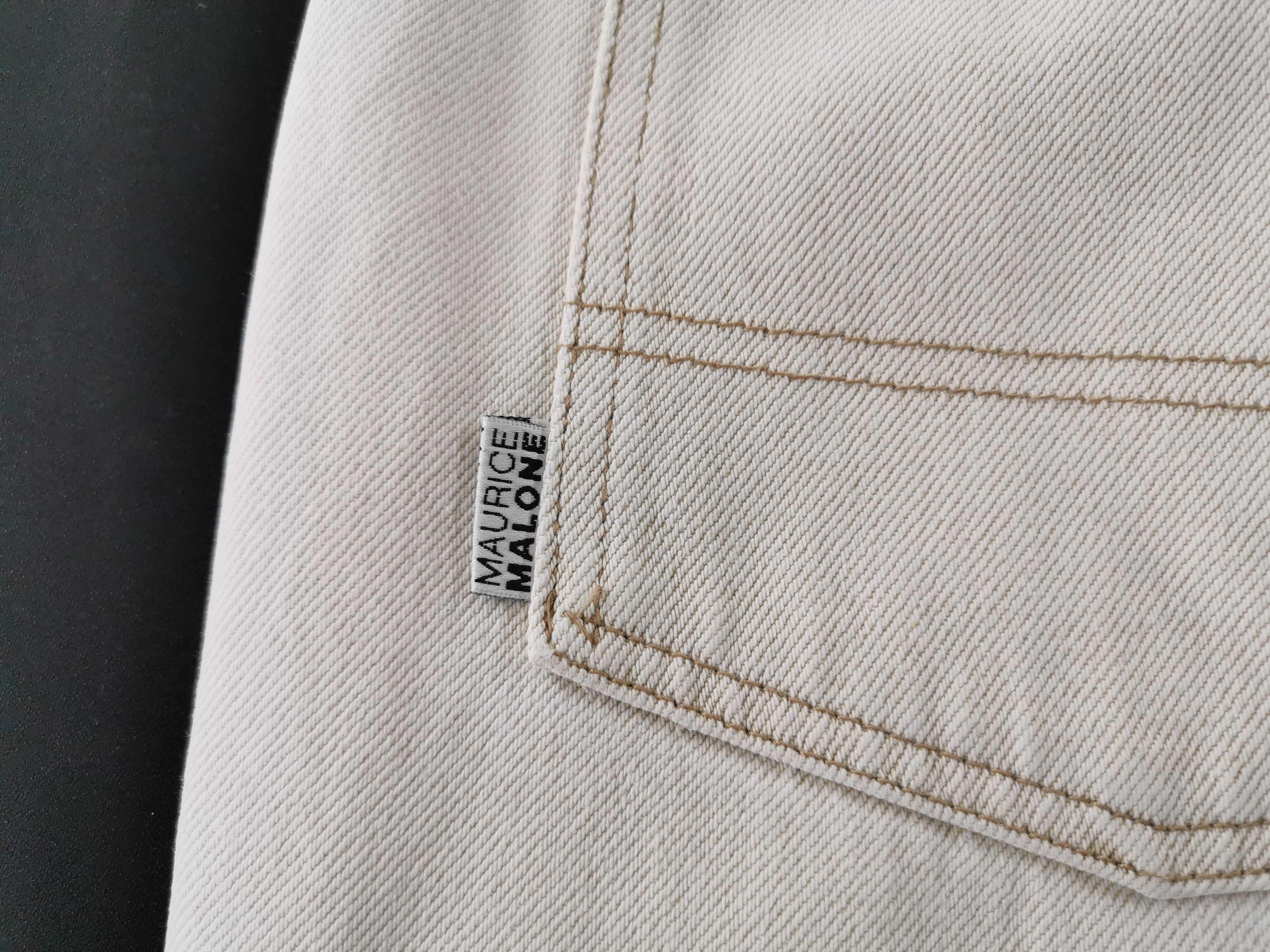 Designer Distressed Maurice Malone Denim Jeans Size 34 Size US 34 / EU 50 - 7 Thumbnail