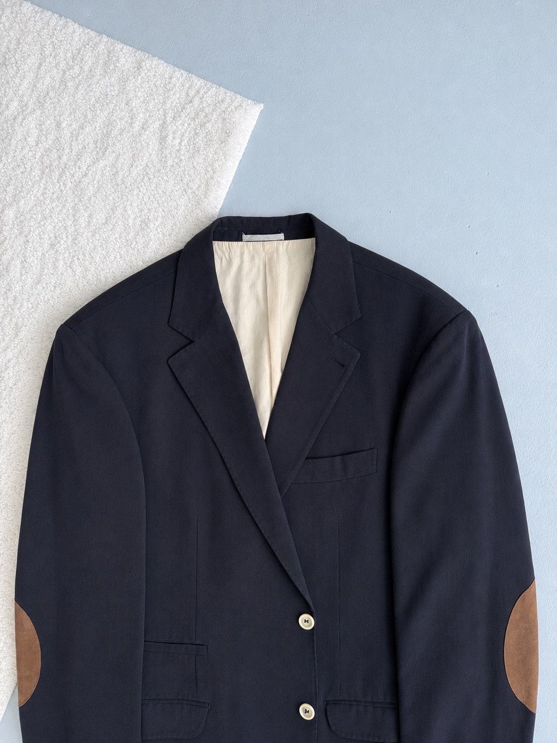 Brunello Cucinelli Brunello Cucinelli Cotton Blazer Navy Color Mens 44 R 54 IT Size 44R - 5 Thumbnail