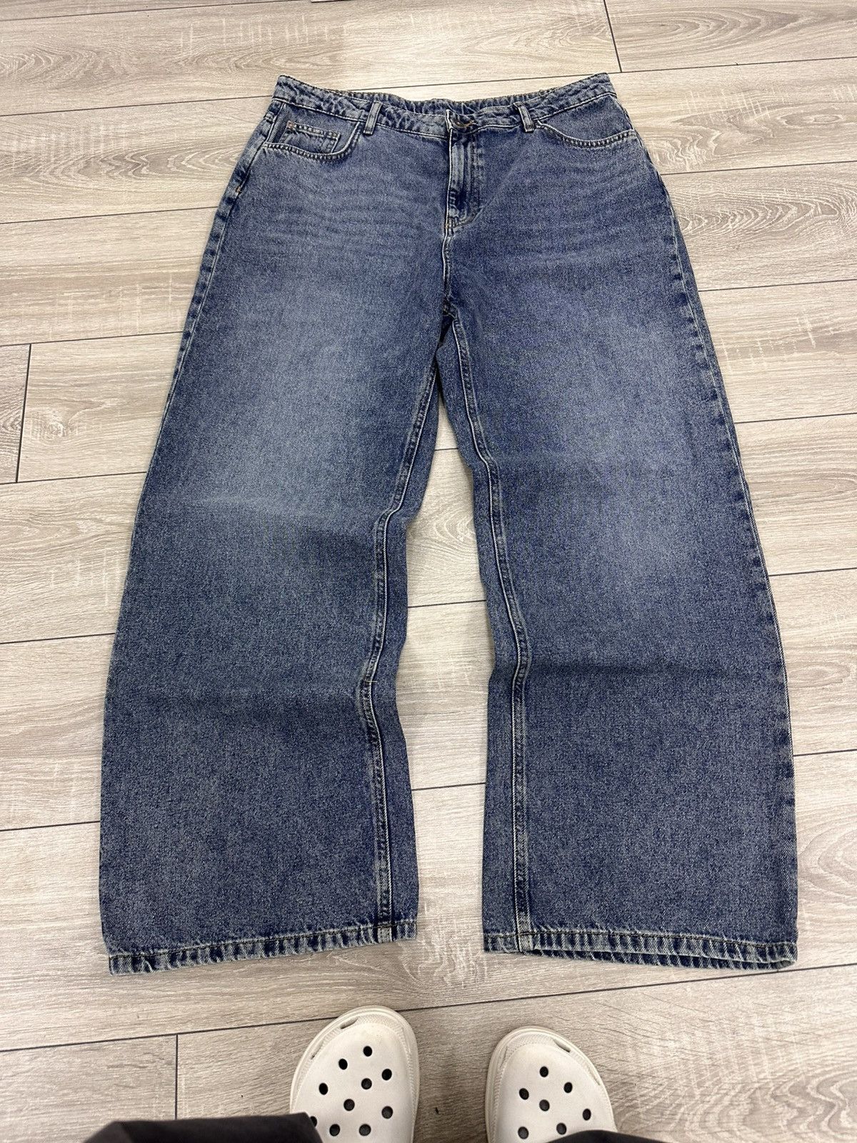 Hysteric Glamour Baggy Y2K Wide Leg JNCO Style Jeans Size US 38 / EU 54 - 2 Thumbnail