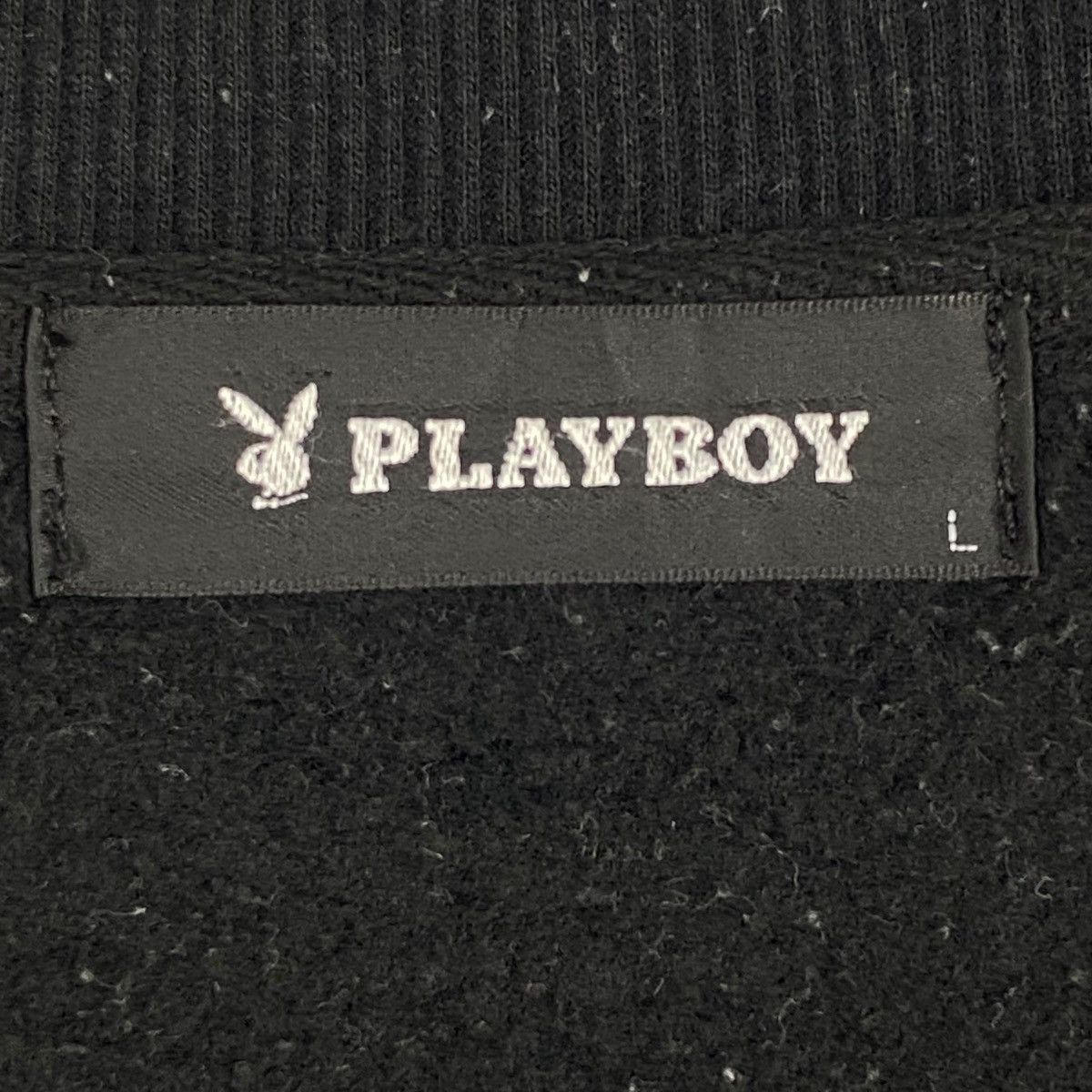 Playboy × Vintage Vintage Playboy Bunny Small Logo Crewneck Sweatshirt Black Size US L / EU 52-54 / 3 - 10 Thumbnail