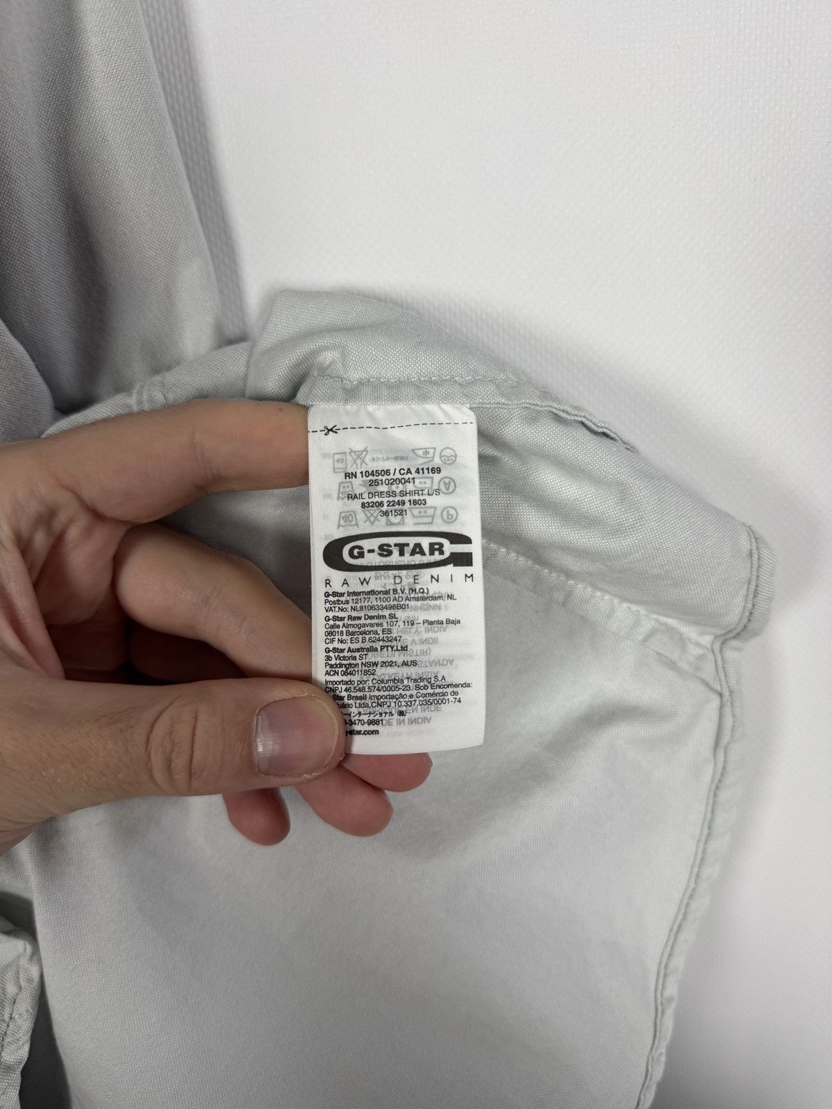G-Star G-Star Raw Denim Rail Dress Long Sleeve Shirt Button Up XL Size US XL / EU 56 / 4 - 9 Thumbnail