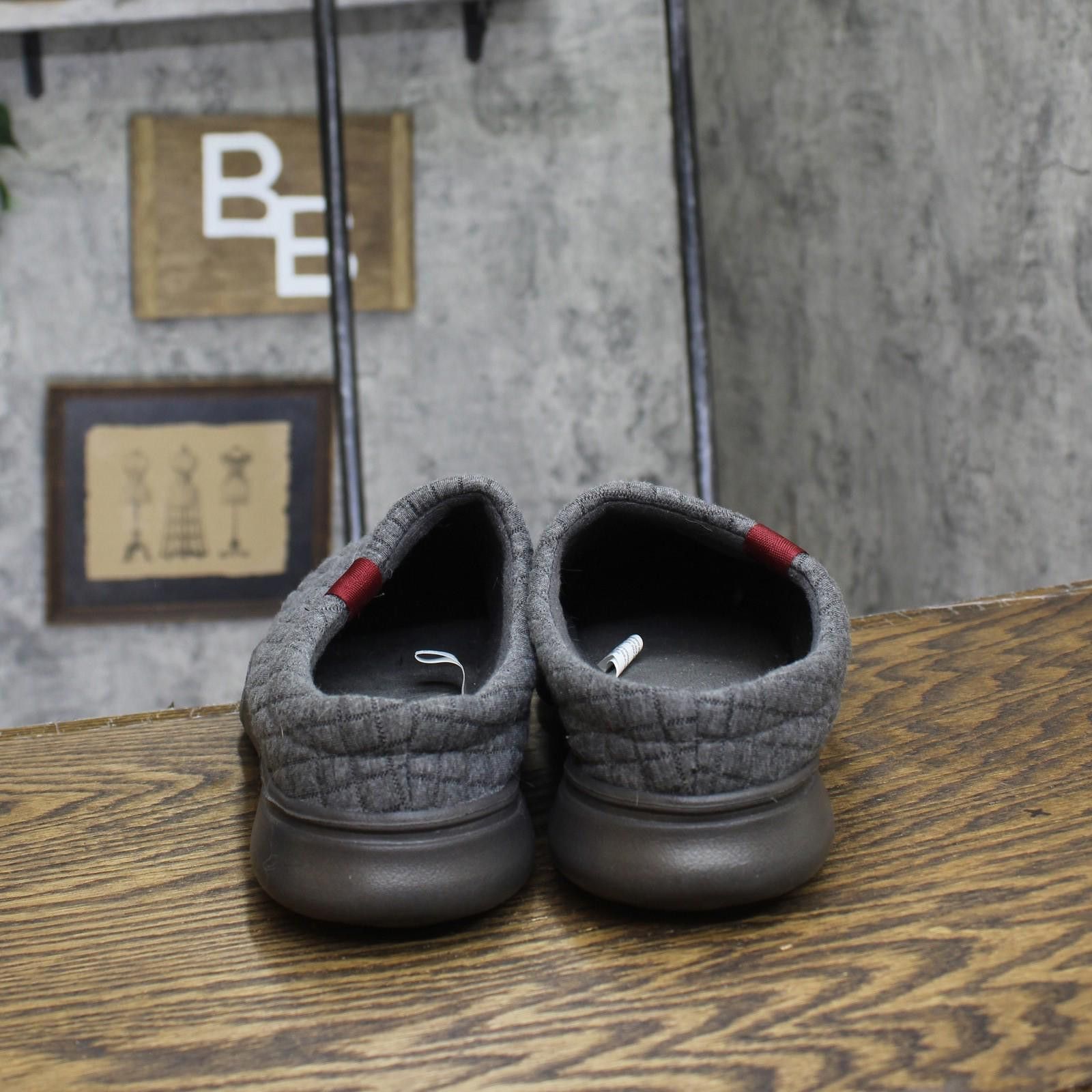 Other Dluxe By Dearfoams Clog Slippers 86802585 Gray L (11-12) Size US 9 / EU 42 - 4 Thumbnail