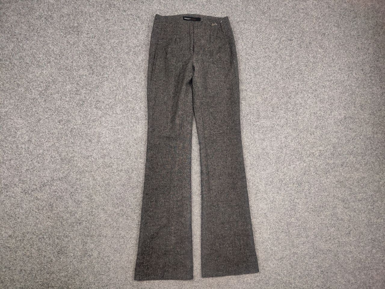 Miss Sixty Miss Sixty Vintage Wool Grey Flared Classical Trouser pants Size 25" / US 0 / IT 36 - 6 Thumbnail