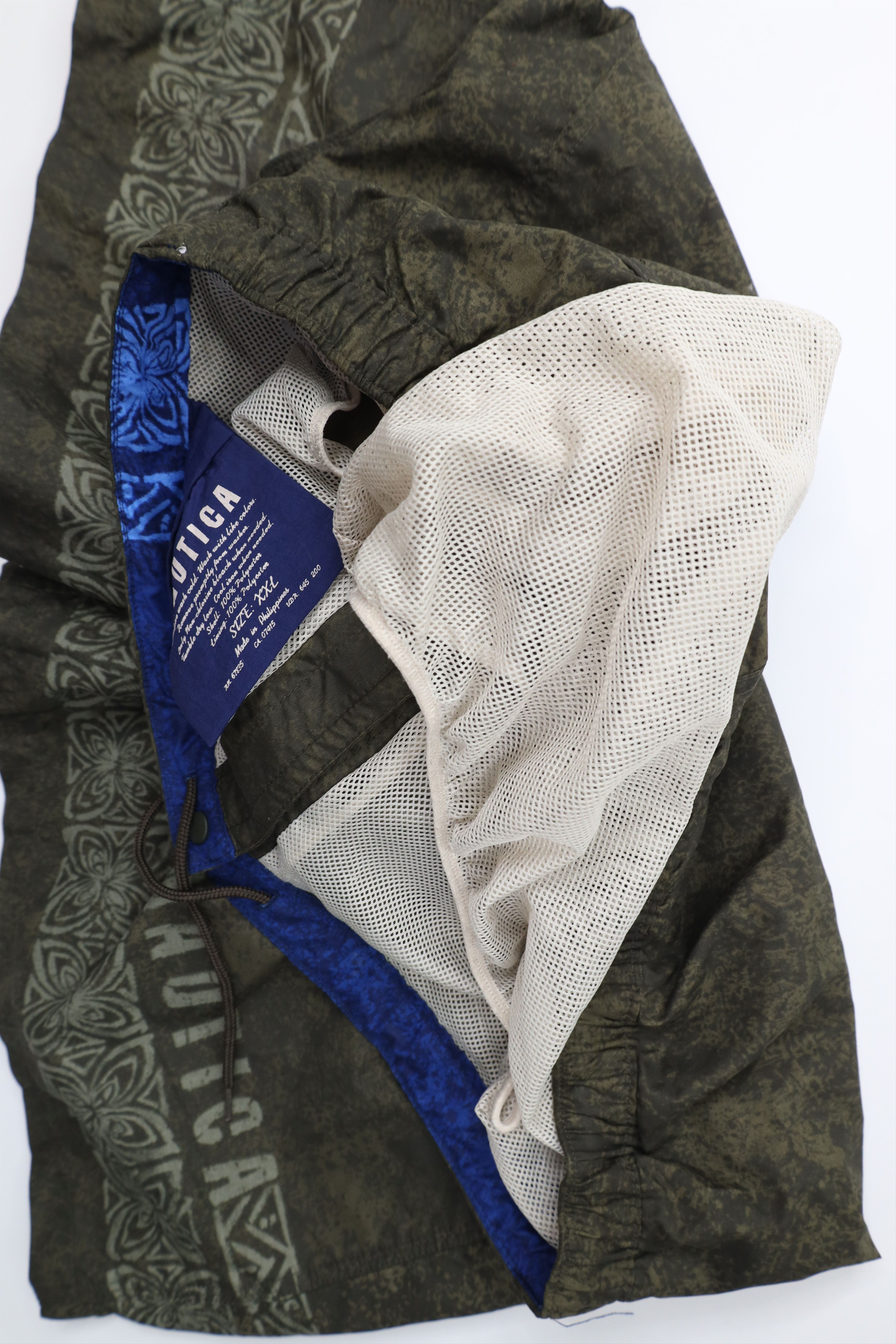 Nautica Vintage 90s Nautica Tribal Flower Lined Shorts Swim Trunks Size US 38 / EU 54 - 9 Thumbnail