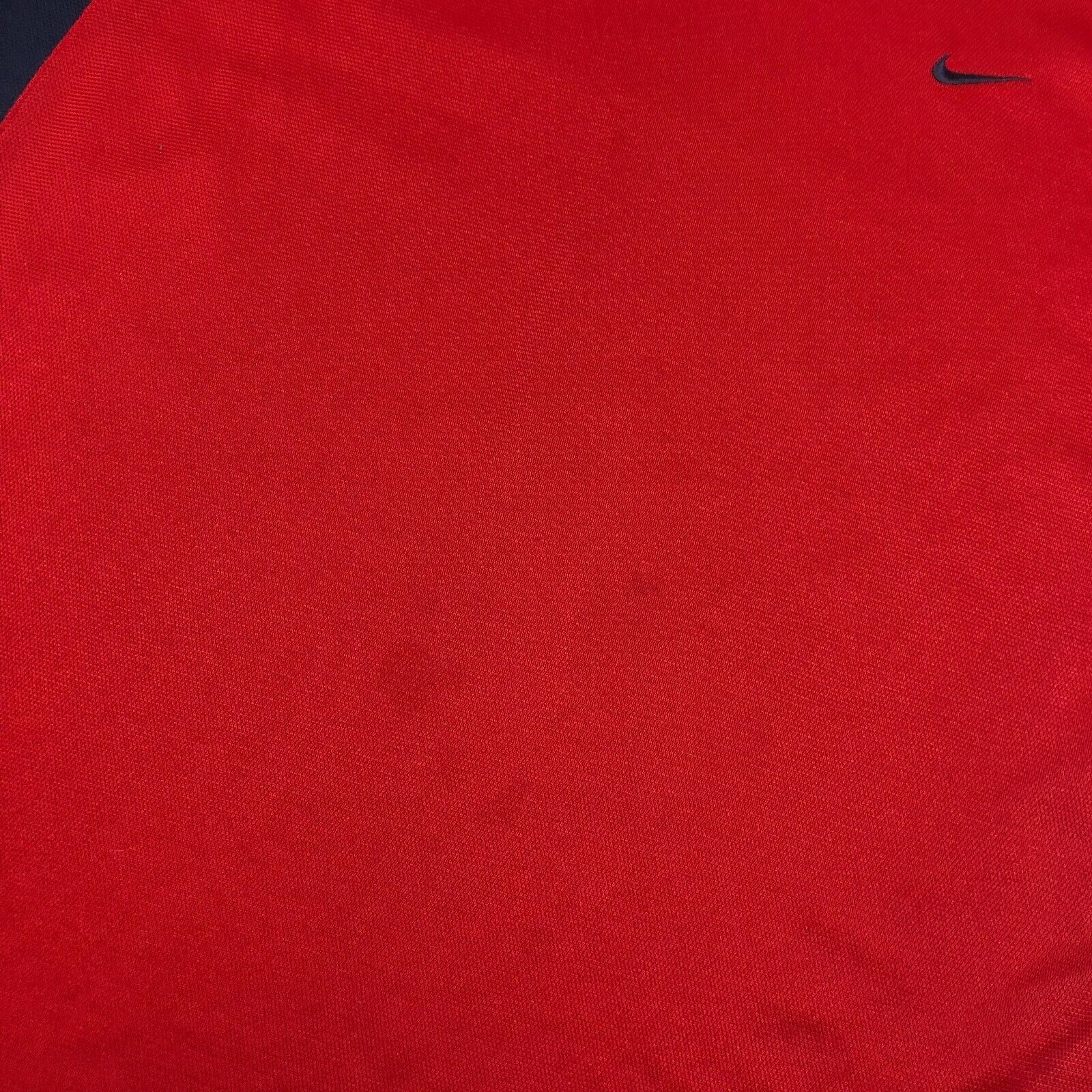Nike × Vintage Nike Red Navy Silver Tag Work Out Shirt Tee Size XL B3 Size US XL / EU 56 / 4 - 3 Thumbnail