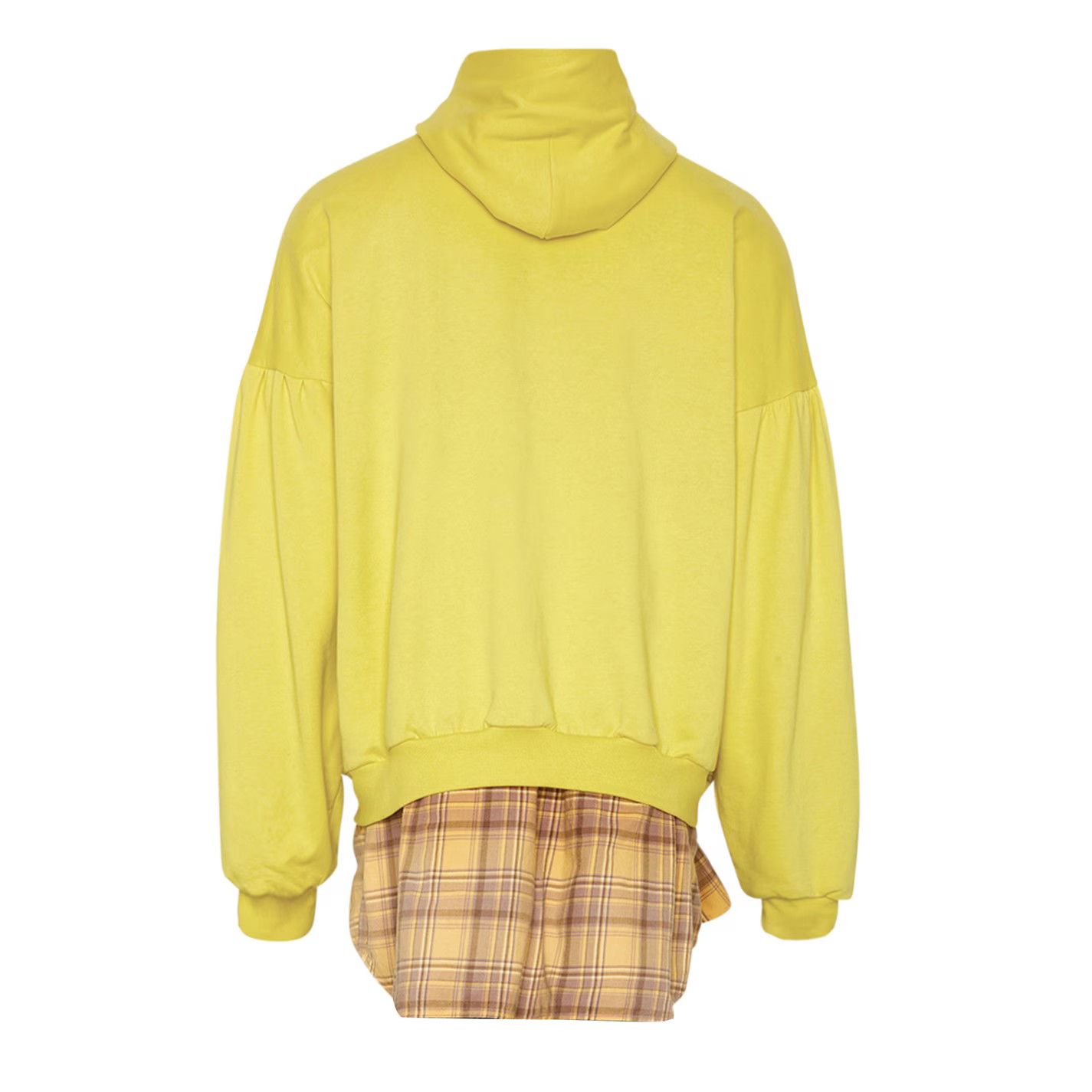 Balenciaga o1g2r1mq0226 Unity Sports Icon Oversized Hoodie In Yellow Size US XL / EU 56 / 4 - 2 Thumbnail